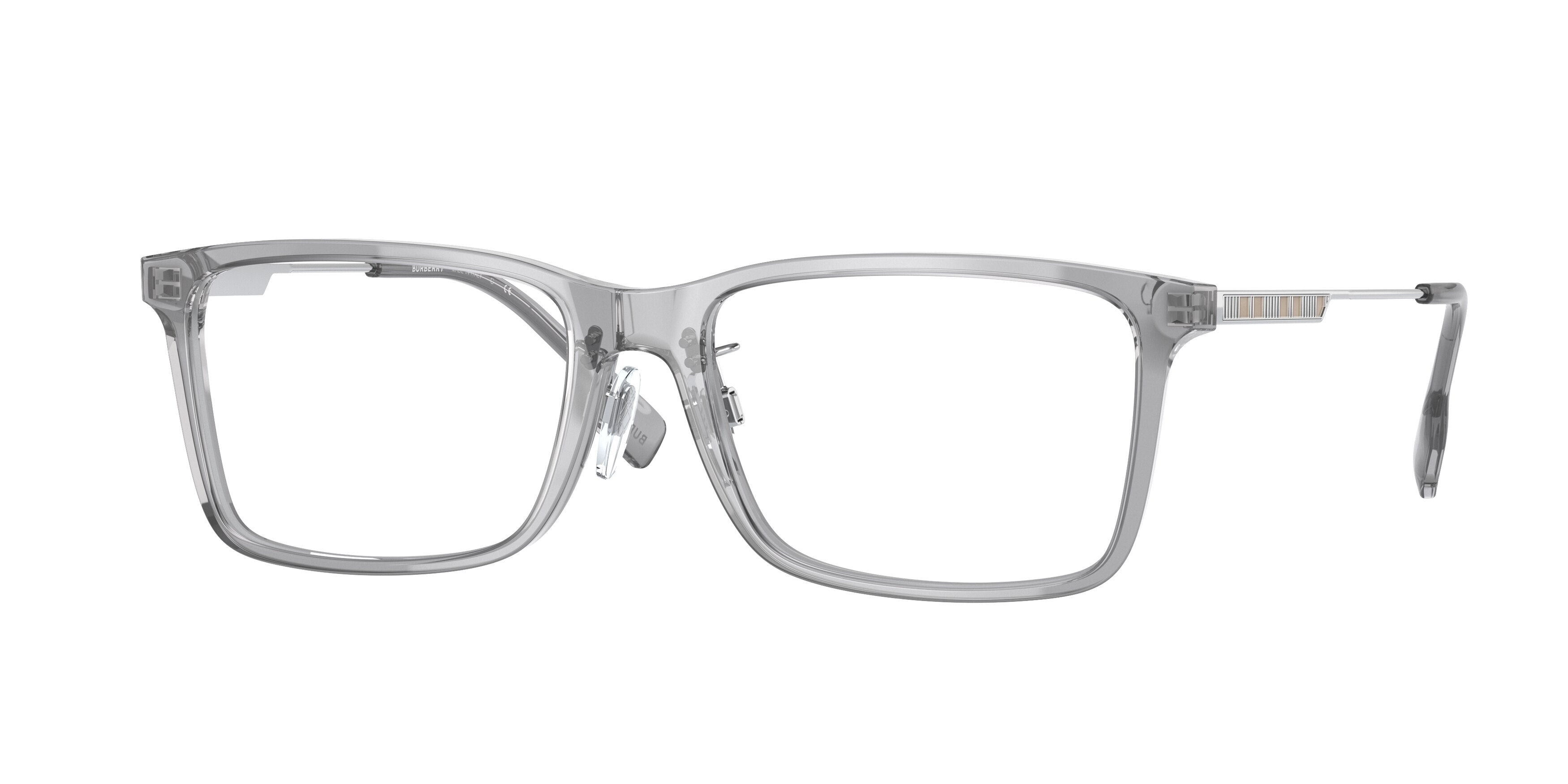 Burberry HARRINGTON BE2339F Rectangle Eyeglasses  3028-Grey 55-145-17 - Color Map Grey