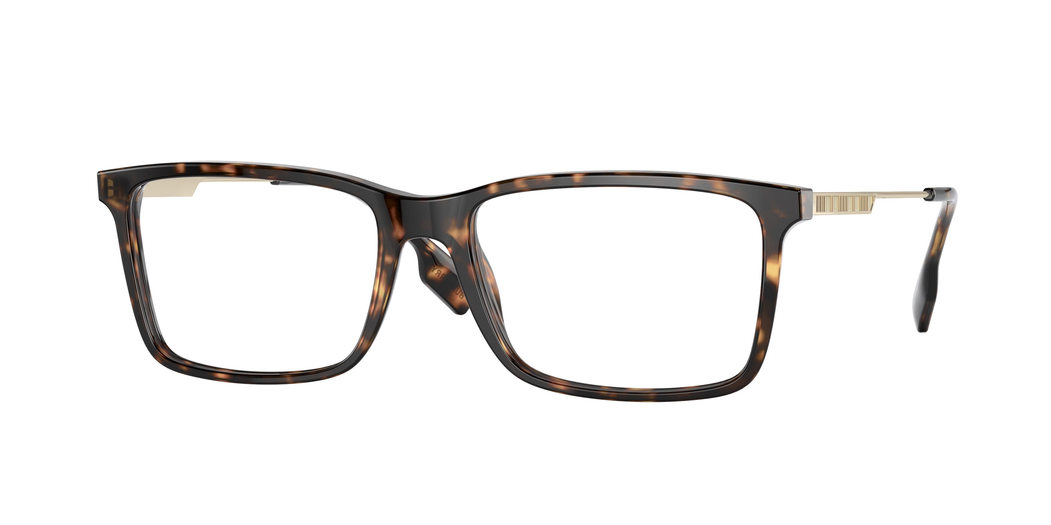 Burberry HARRINGTON BE2339 Rectangle Eyeglasses  3002-Dark Havana 55-145-17 - Color Map Brown