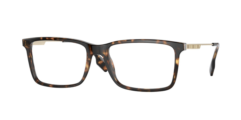 Burberry HARRINGTON BE2339 Rectangle Eyeglasses  3002-Dark Havana 55-145-17 - Color Map Brown