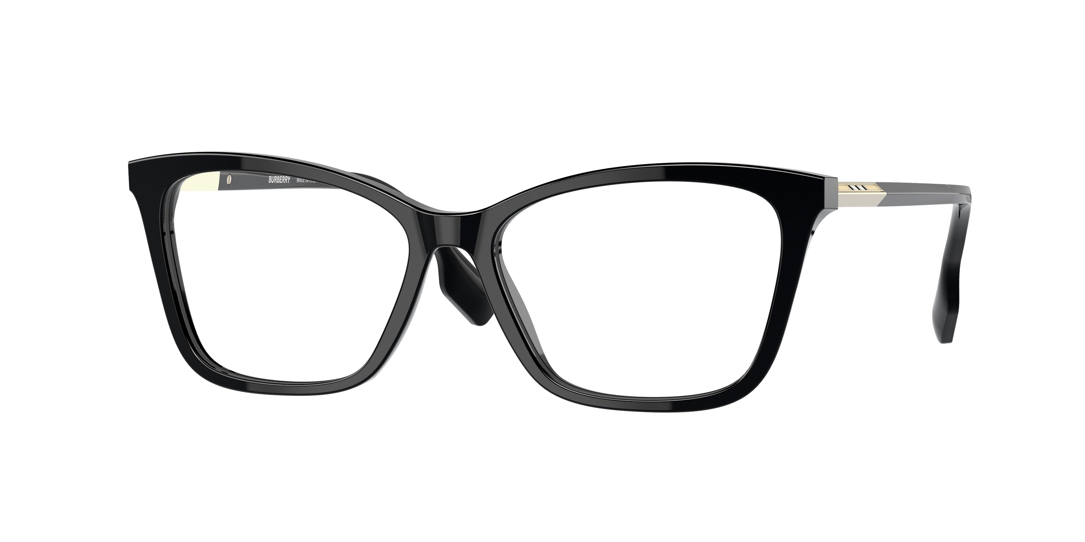 Burberry SALLY BE2348 Cat Eye Eyeglasses  3001-Black 55-140-15 - Color Map Black