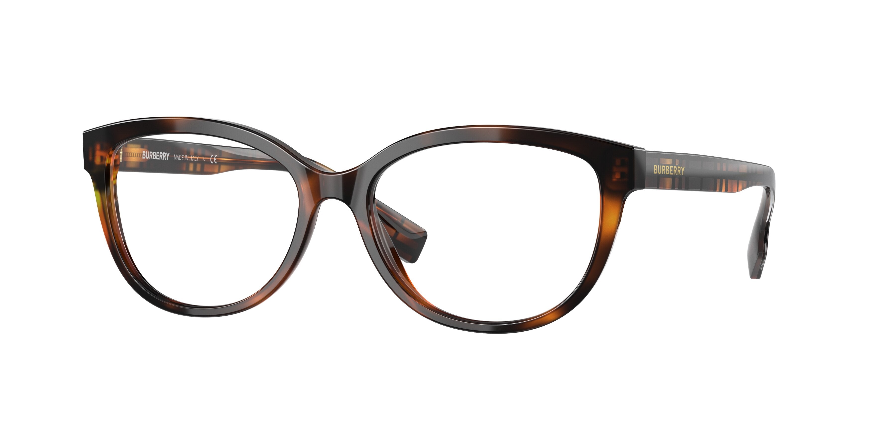 Burberry ESME BE2357 Square Eyeglasses  3985-Light Havana 54-140-16 - Color Map Tortoise