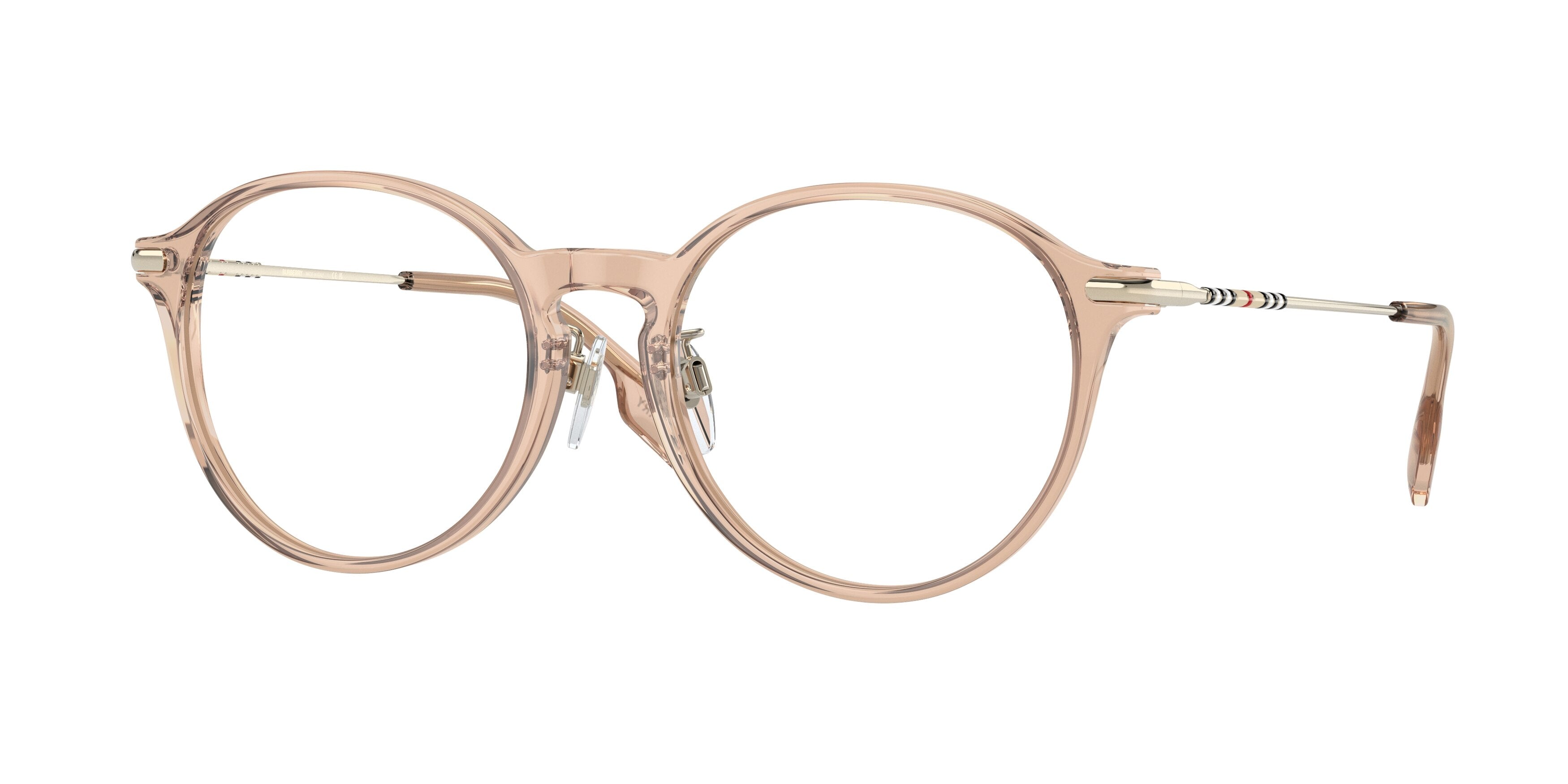 Burberry ALISSON BE2365F Round Eyeglasses  3779-Brown 53-140-18 - Color Map Brown