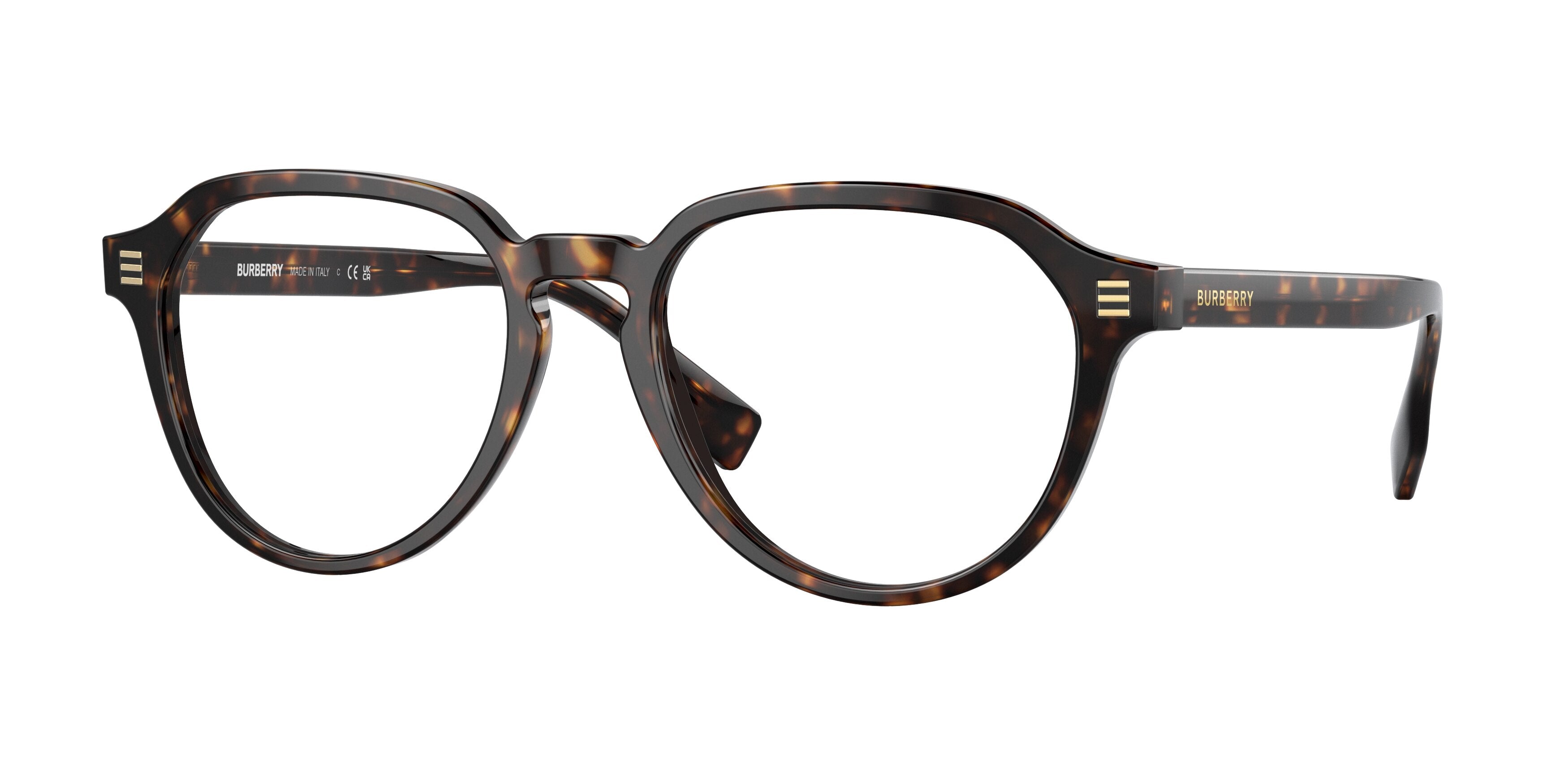 Burberry ARCHIE BE2368 Phantos Eyeglasses  3002-Dark Havana 54-150-19 - Color Map Brown