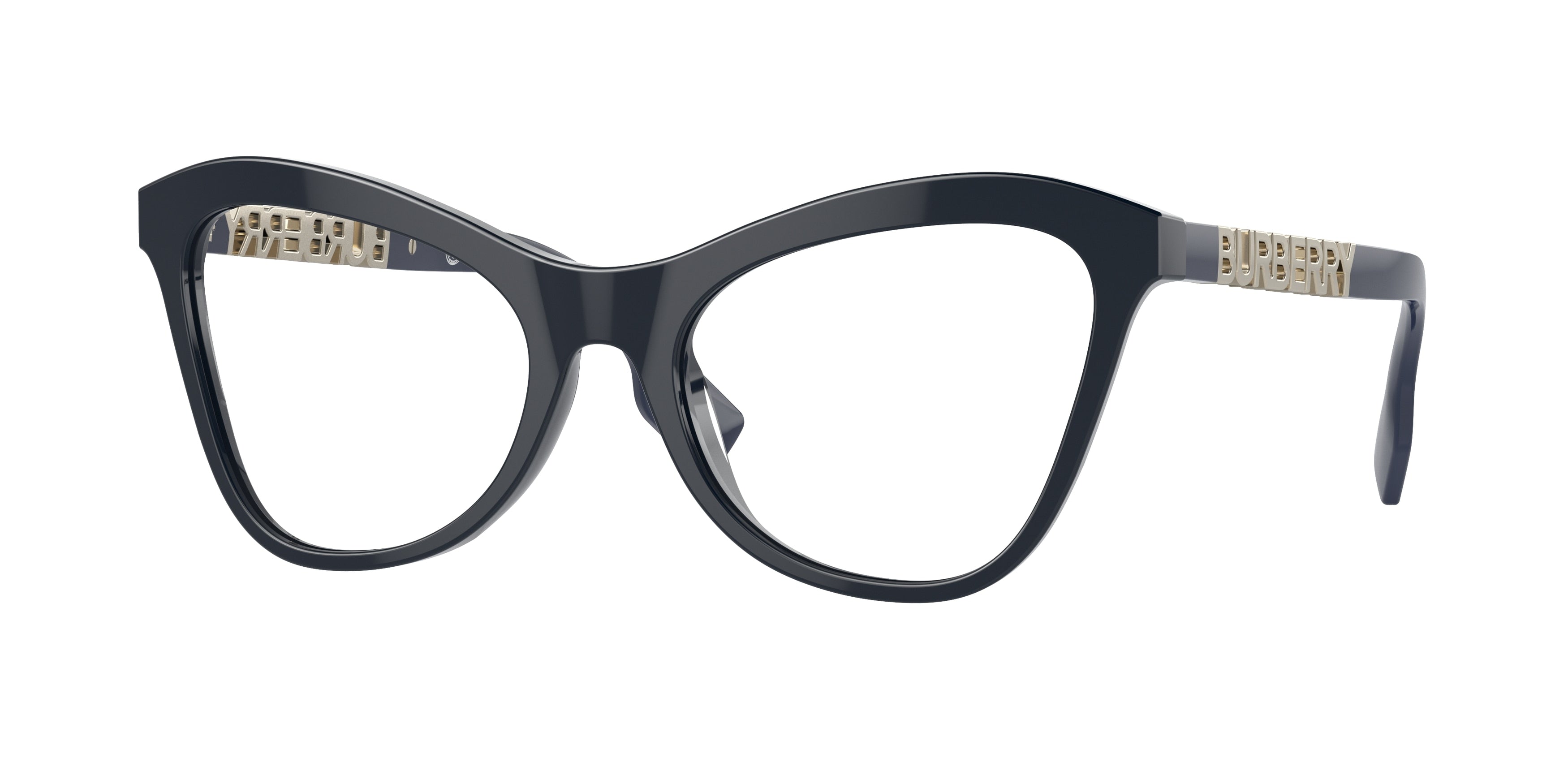 Burberry ANGELICA BE2373U Cat Eye Eyeglasses  3961-Blue 54-140-19 - Color Map Blue