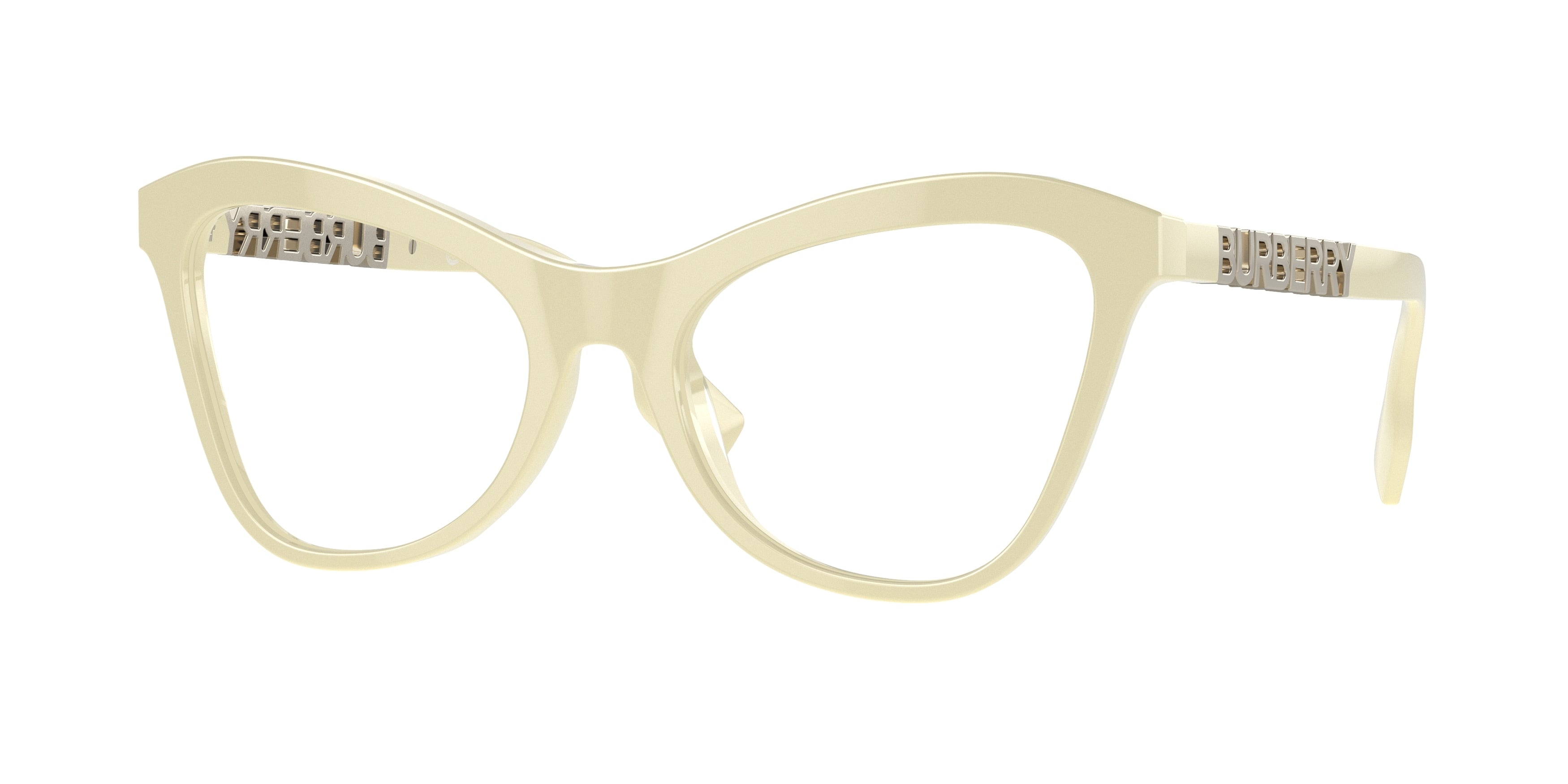 Burberry ANGELICA BE2373U Cat Eye Eyeglasses  4066-Yellow 54-140-19 - Color Map Yellow