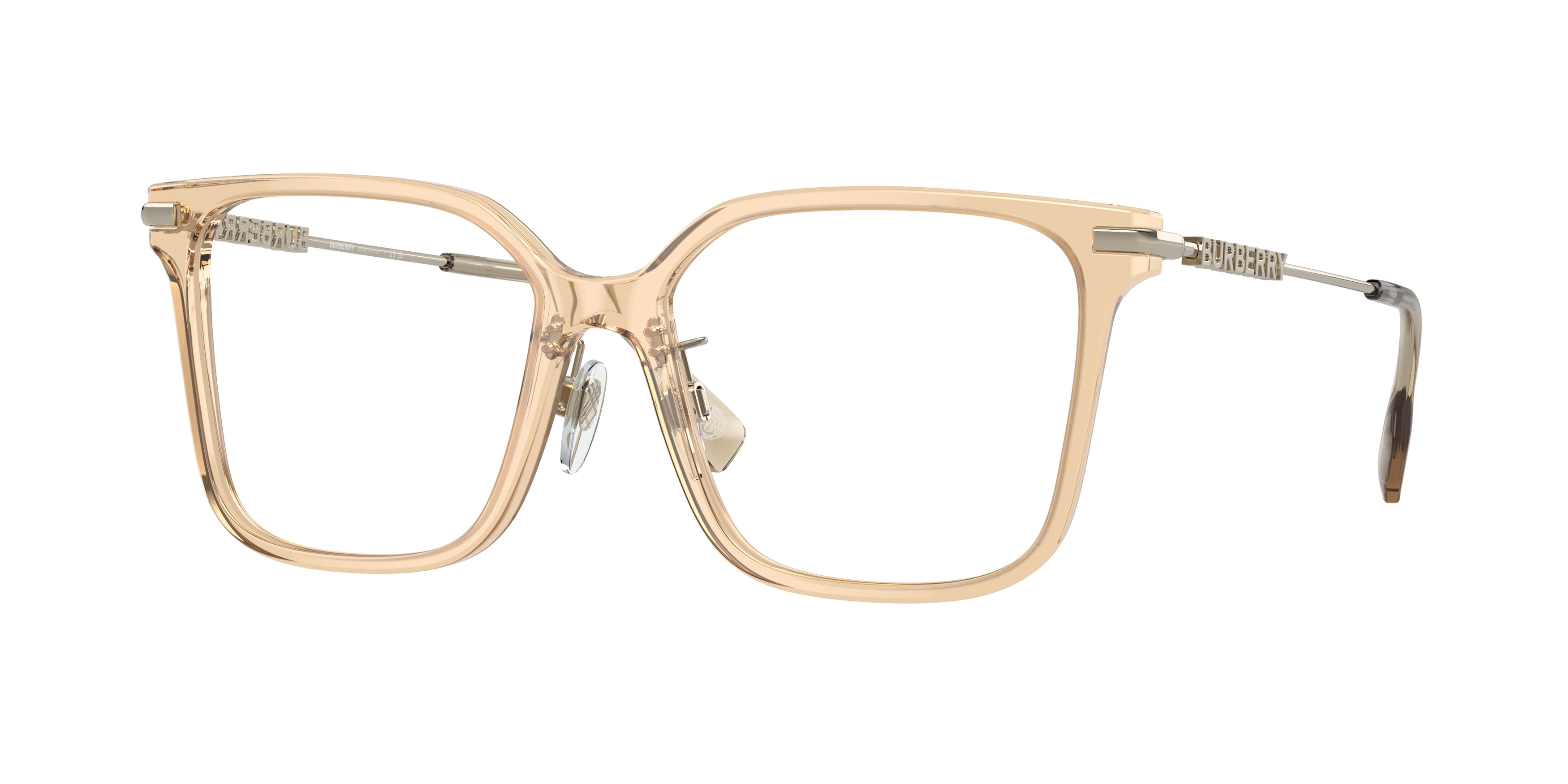Burberry ELIZABETH BE2376 Square Eyeglasses  4063-Brown 54-140-16 - Color Map Brown
