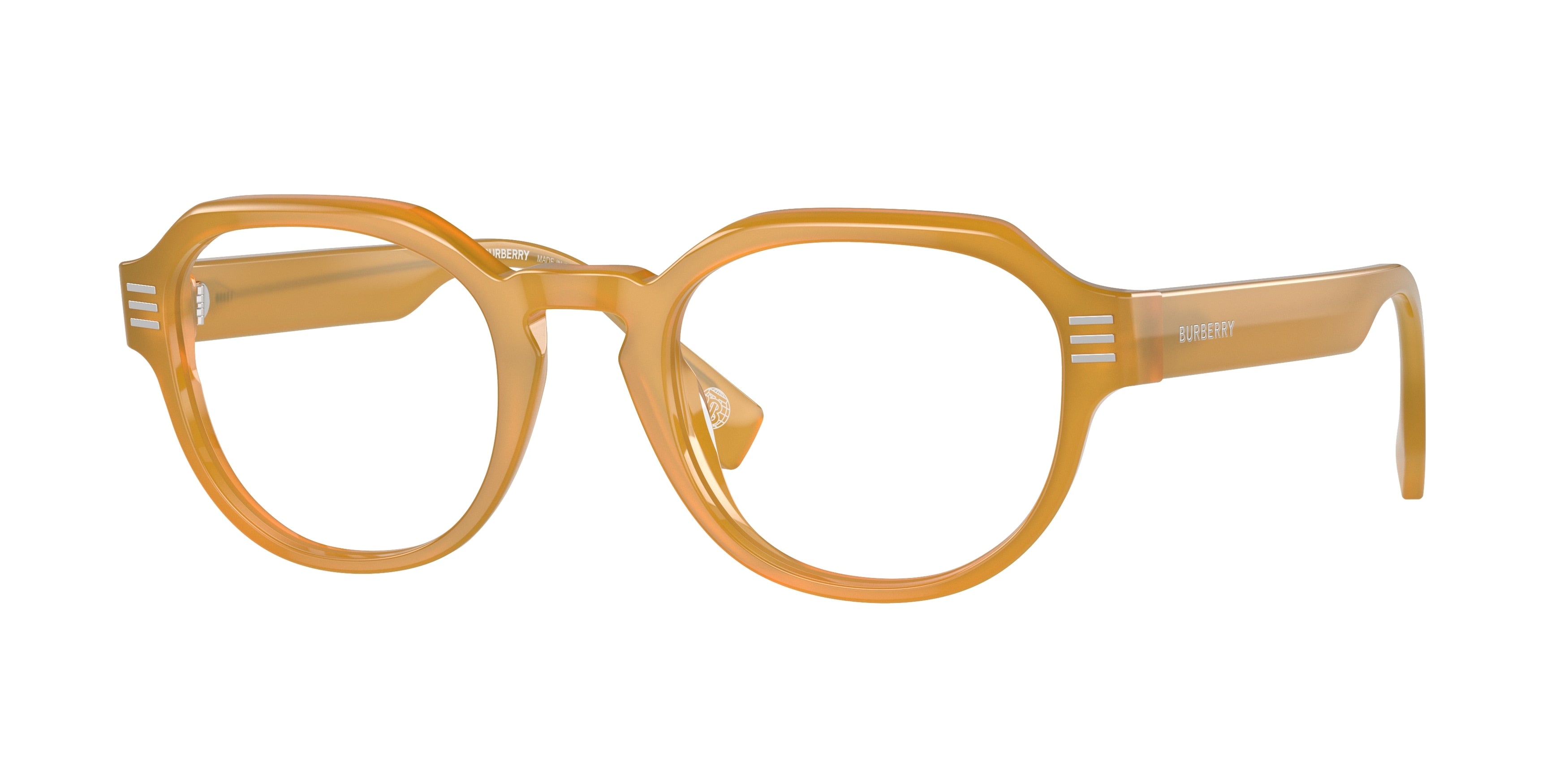 Burberry BE2386 Round Eyeglasses  4094-Brown 51-150-22 - Color Map Brown