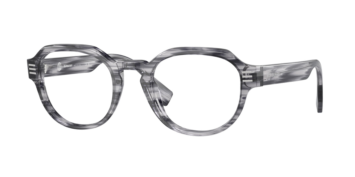 Burberry BE2386 Round Eyeglasses  4097-Grey 49-150-22 - Color Map Grey