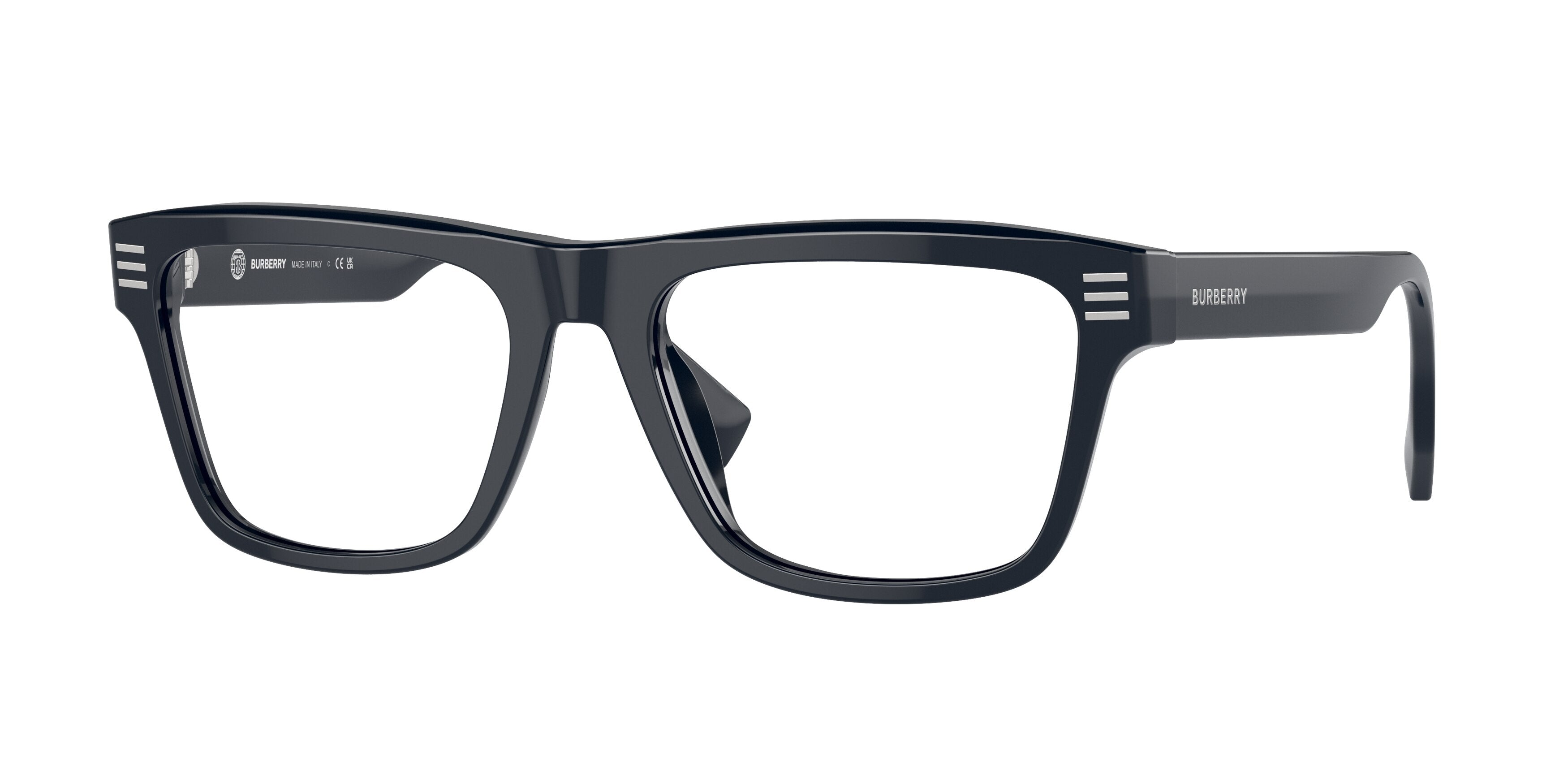 Burberry BE2387F Square Eyeglasses  3961-Blue 55-150-18 - Color Map Blue