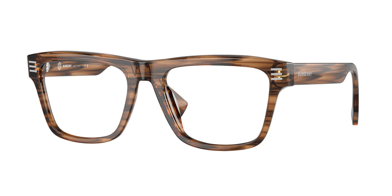 Burberry BE2387F Square Eyeglasses  4096-Brown 55-150-18 - Color Map Brown