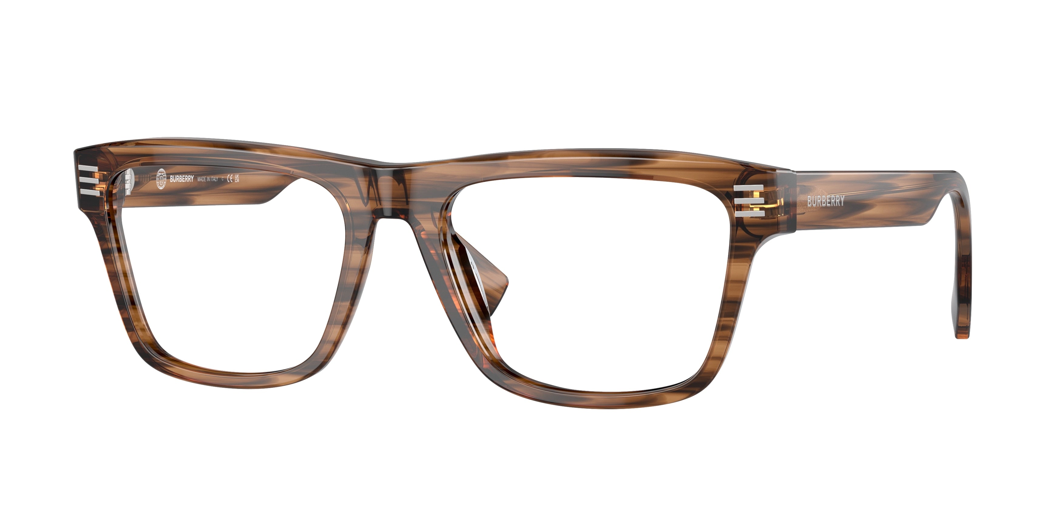 Burberry BE2387F Square Eyeglasses  4096-Brown 55-150-18 - Color Map Brown