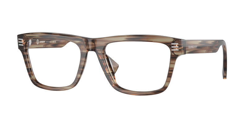 Burberry BE2387 Square Eyeglasses  4098-Green 55-150-18 - Color Map Green