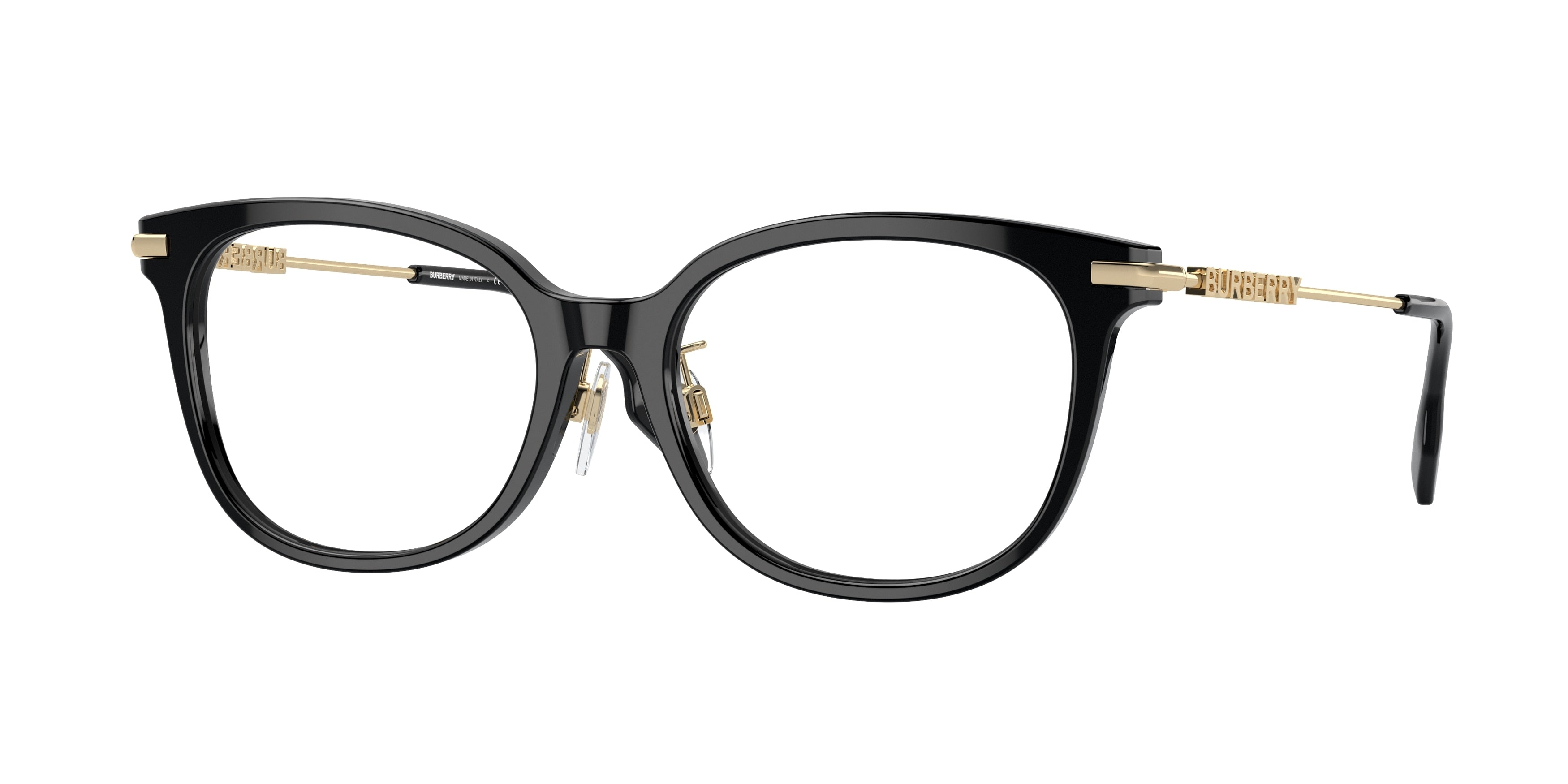 Burberry BE2391F Square Eyeglasses  3001-Black 53-140-17 - Color Map Black
