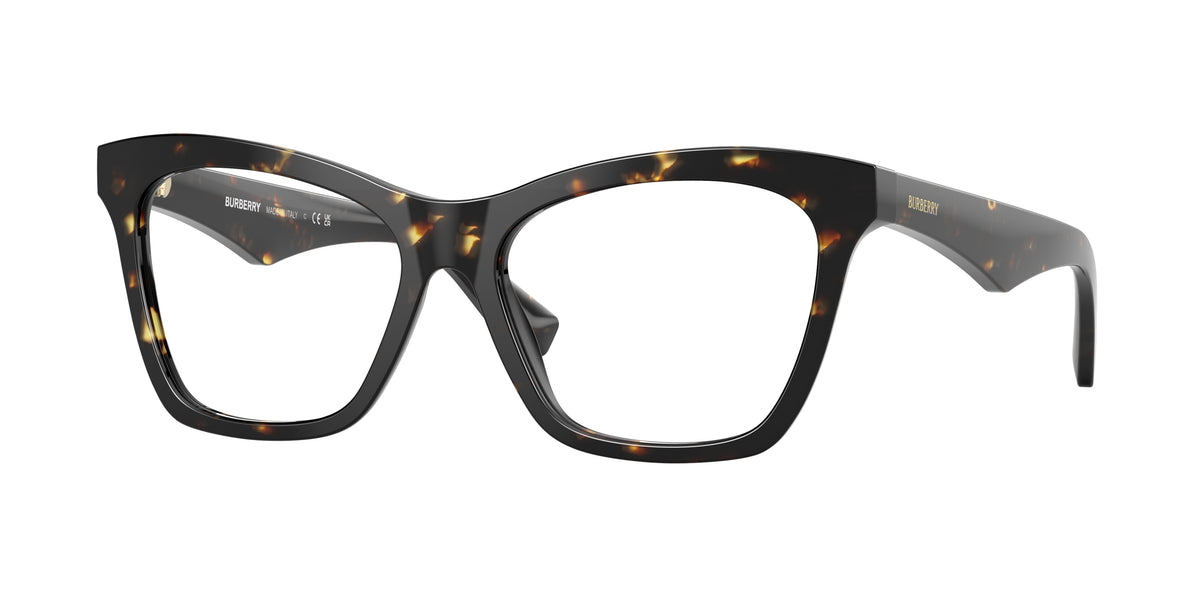Burberry BE2416 Cat Eye Eyeglasses  4106-Yellow Havana 54-140-16 - Color Map Tortoise