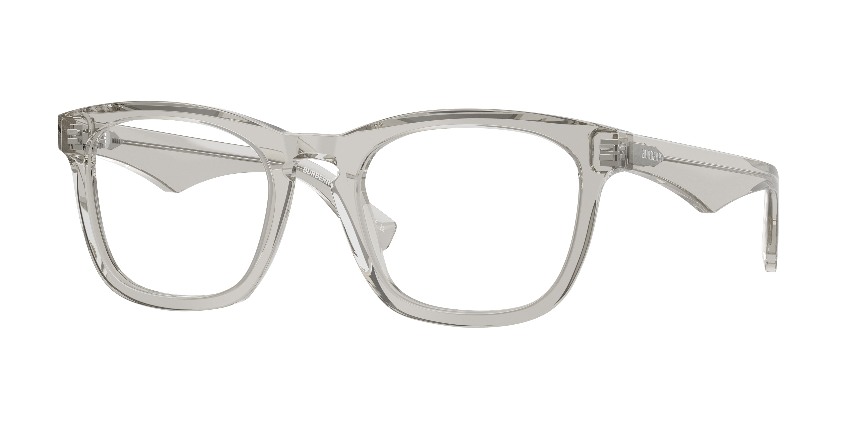 Burberry BE2417F Square Eyeglasses  4127-Grey 53-145-21 - Color Map Grey