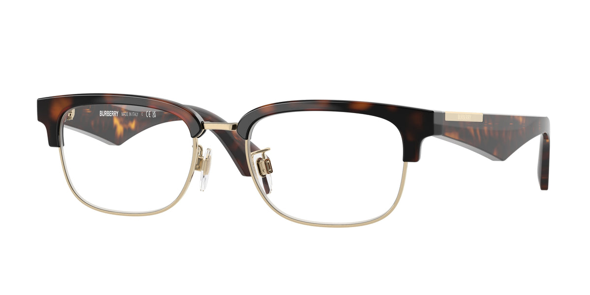 Burberry BE2424D Rectangle Eyeglasses  3002-Dark Havana 54-145-19 - Color Map Brown