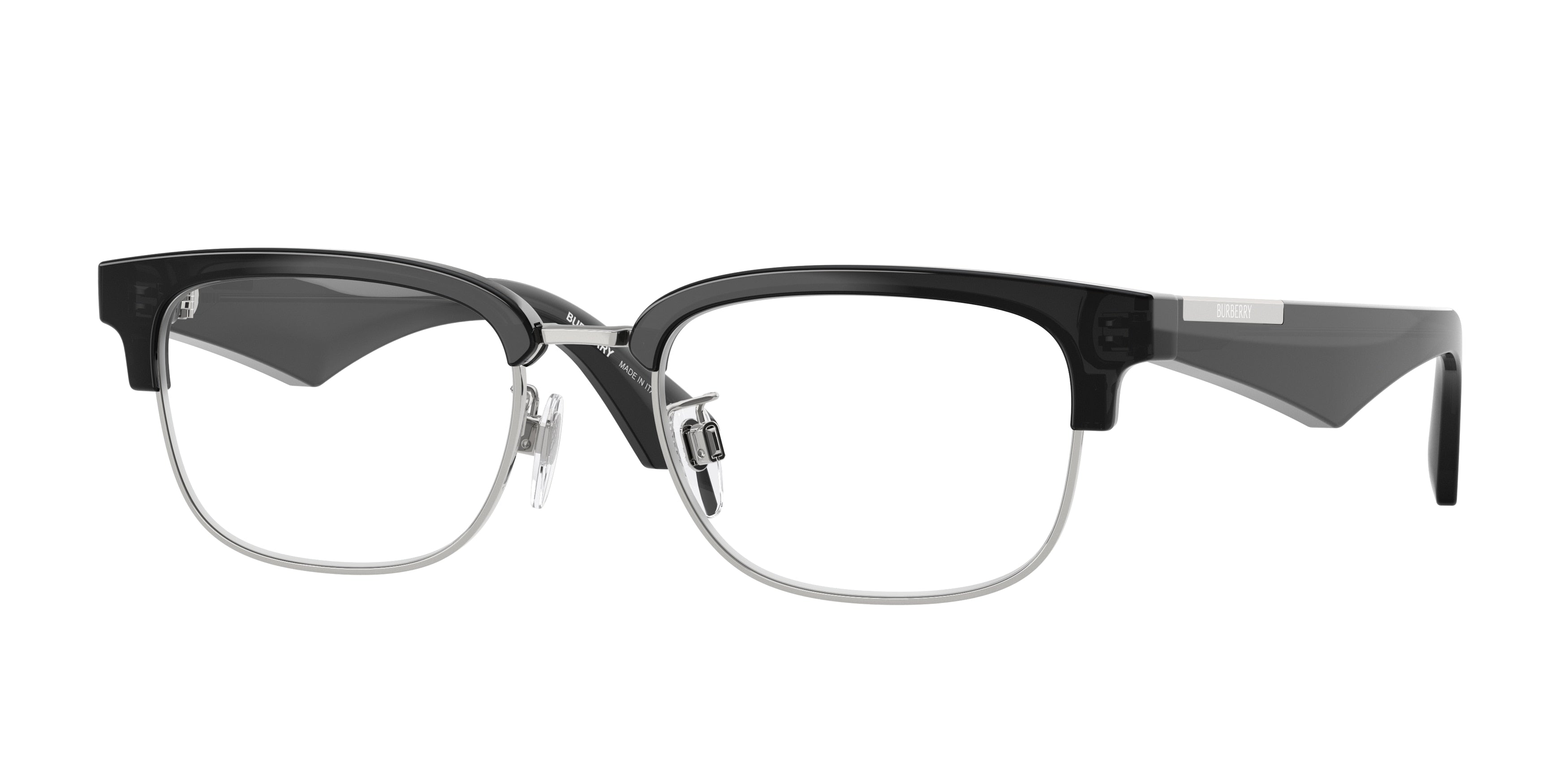 Burberry BE2424D Rectangle Eyeglasses  4112-Silver 54-145-19 - Color Map Grey