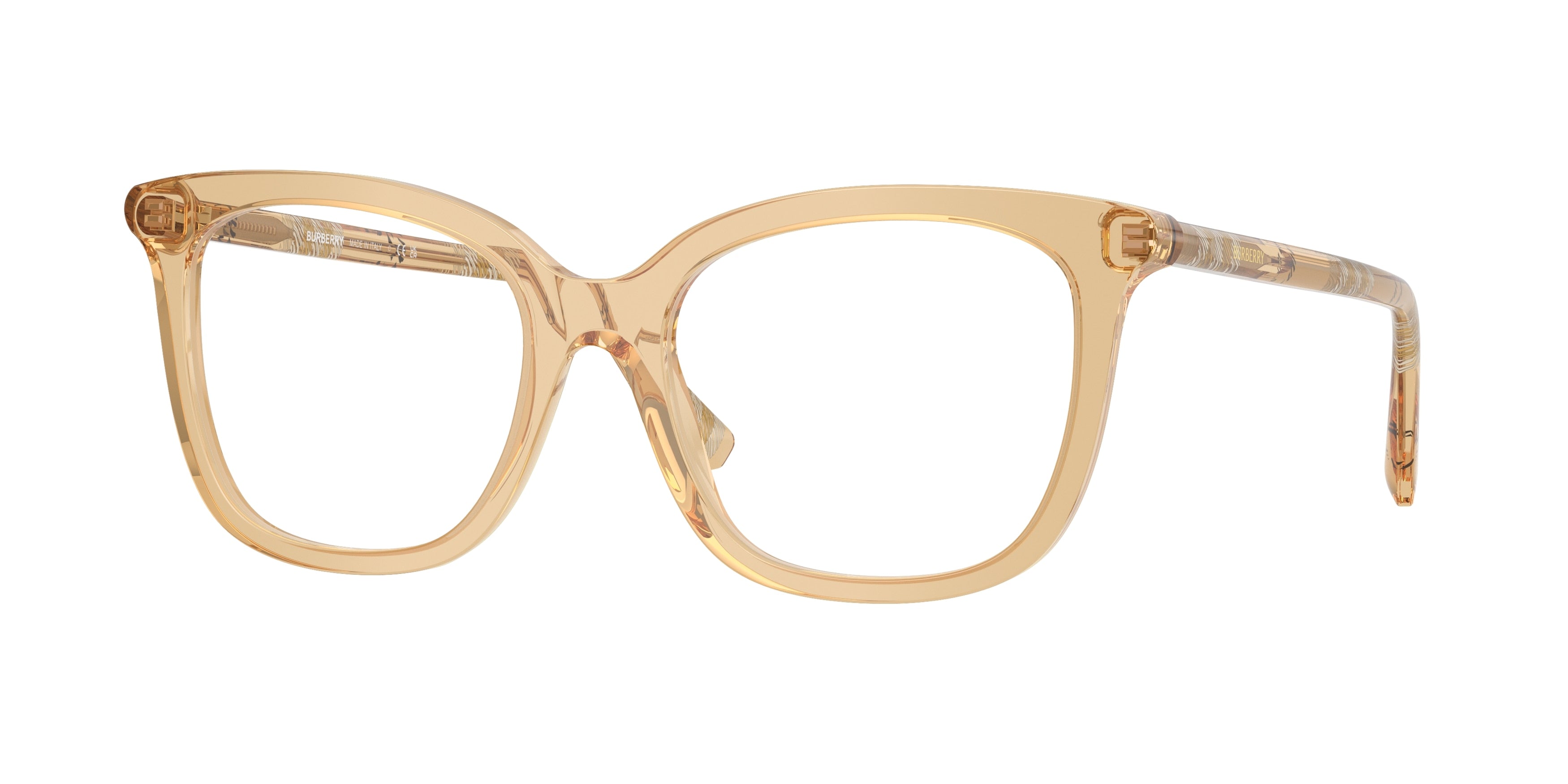 Burberry BE2430F Square Eyeglasses  4167-Beige 53-140-18 - Color Map Beige