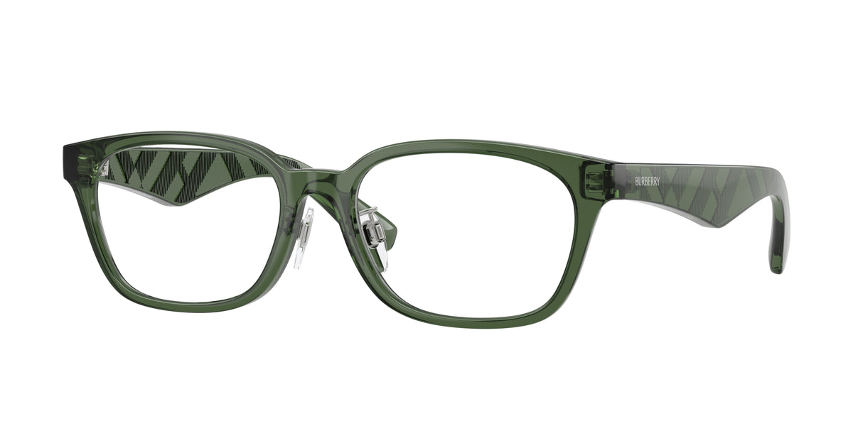 Burberry BE2436D Rectangle Eyeglasses  4174-Green 53-145-17 - Color Map Green