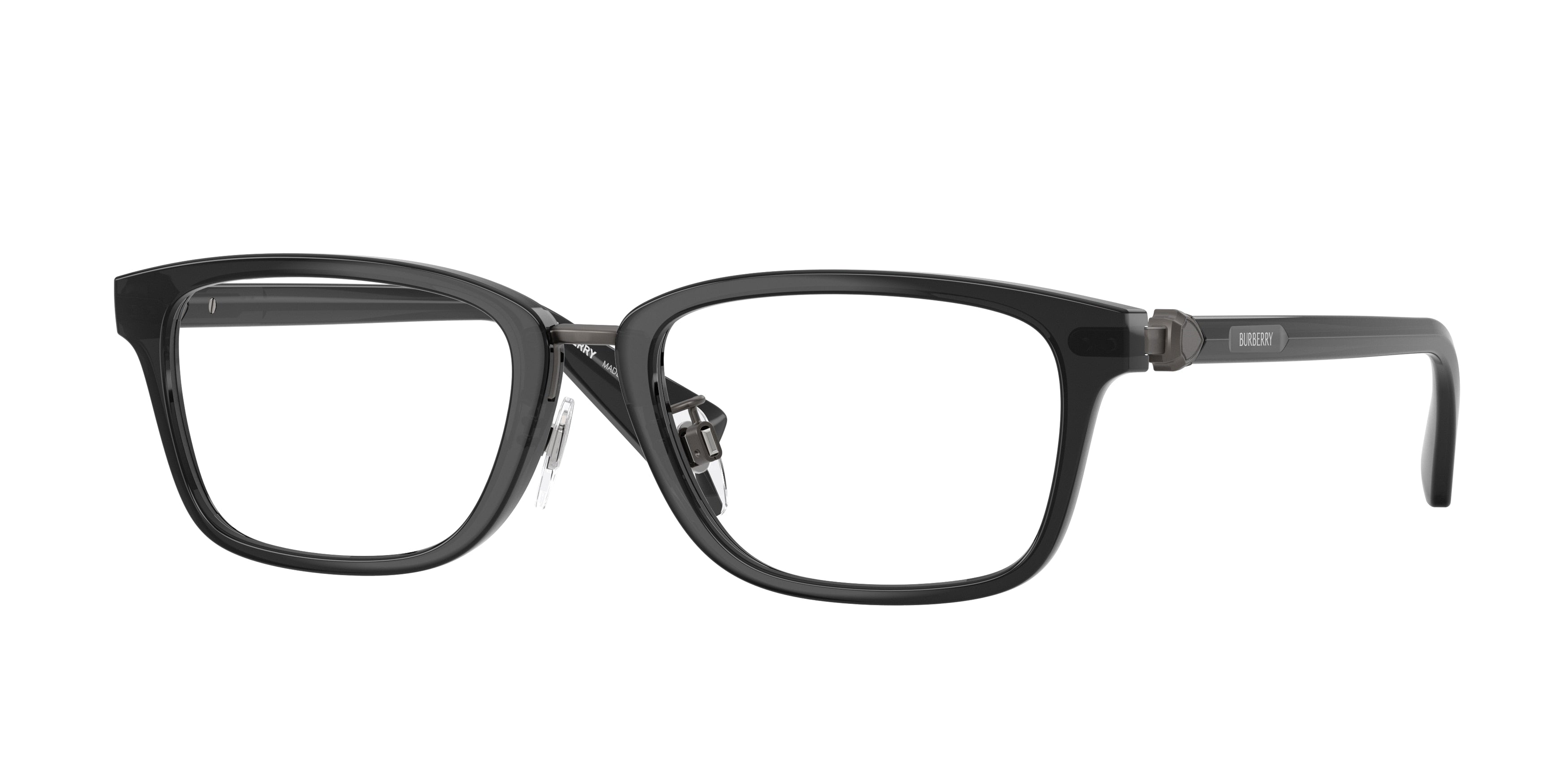Burberry BE2437D Rectangle Eyeglasses  4112-Grey 53-140-18 - Color Map Grey