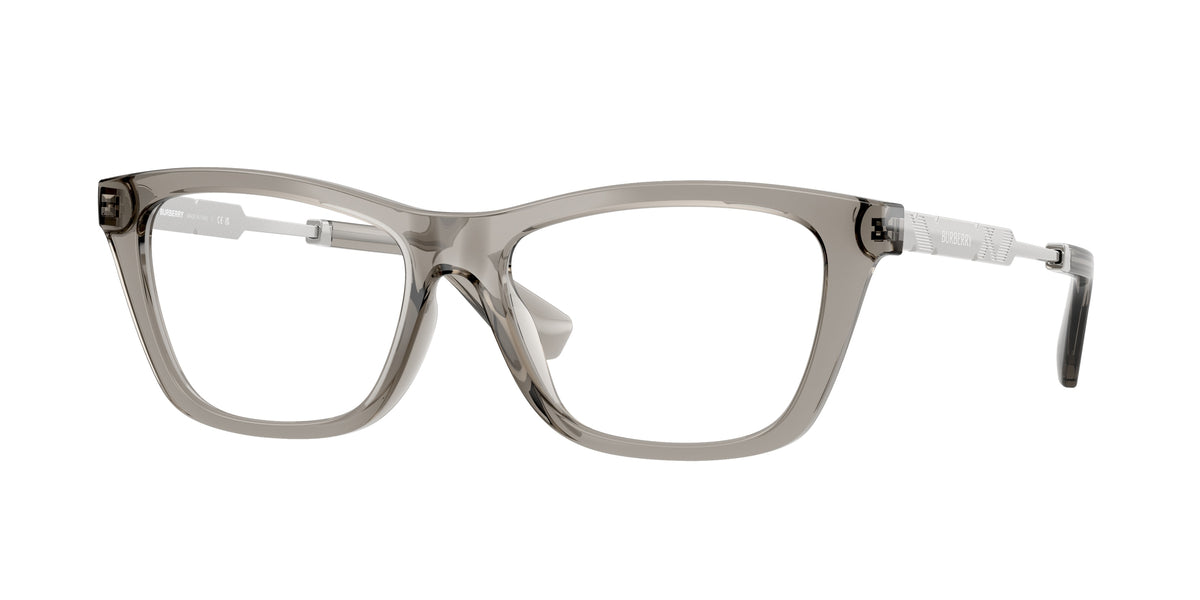 Burberry BE2442U Rectangle Eyeglasses  4197-Grey 54-140-16 - Color Map Grey