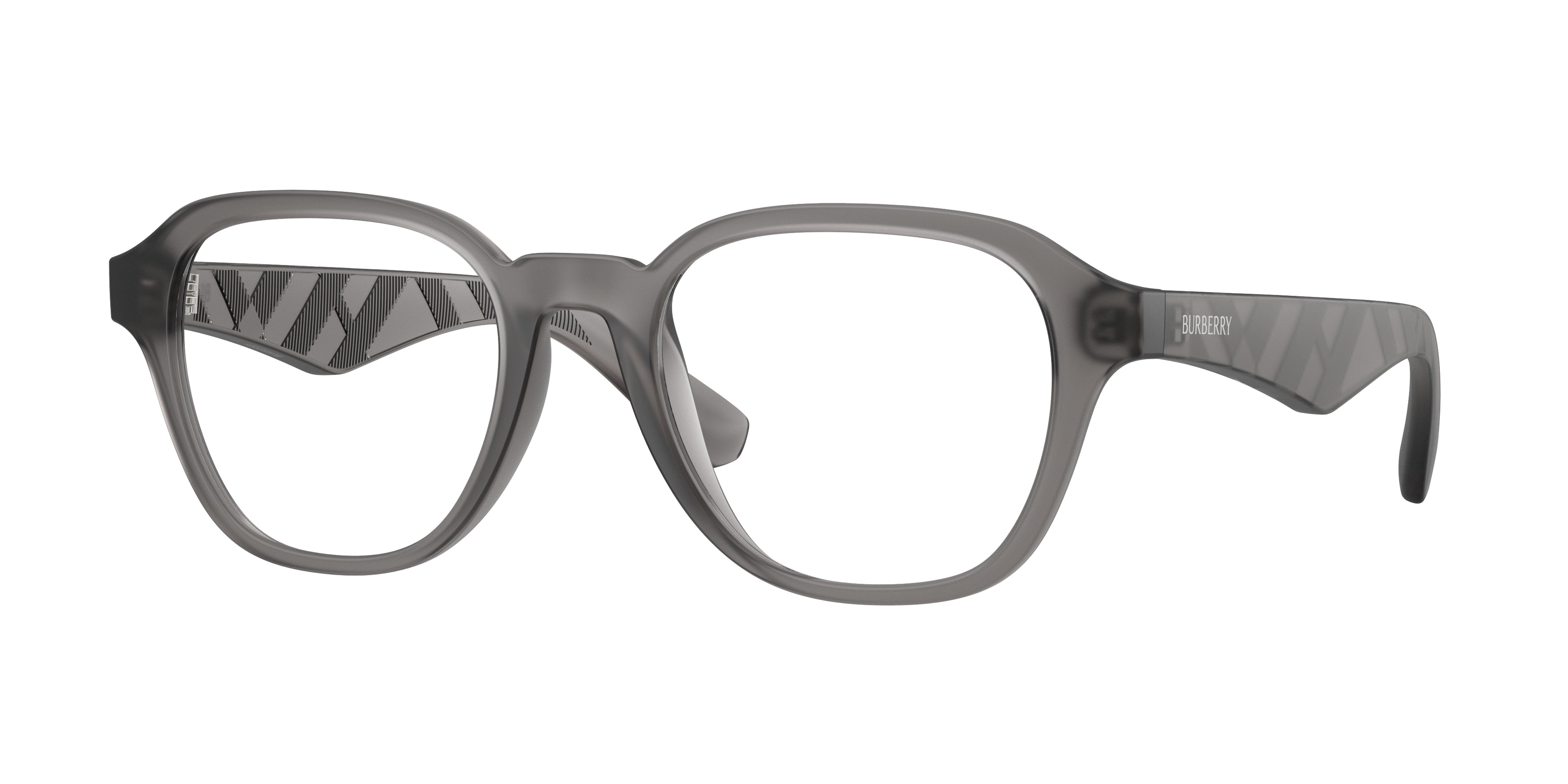 Burberry BE2444U Phantos Eyeglasses  4213-Matte Grey 51-145-20 - Color Map Grey