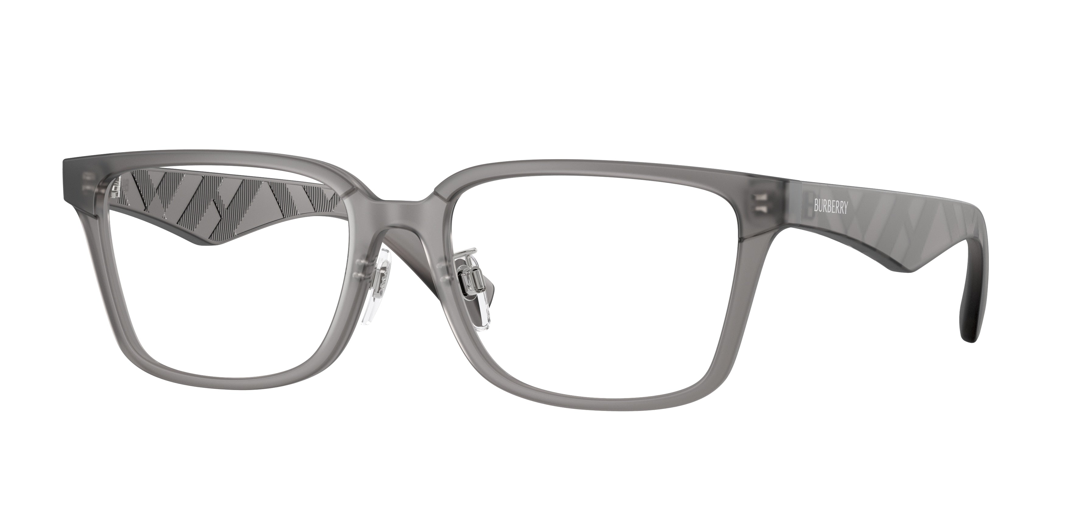 Burberry BE2450D Square Eyeglasses  4213-Matte Grey 56-145-18 - Color Map Grey