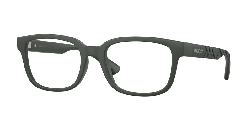 Burberry BE2451U Rectangle Eyeglasses  4232-Matte Green 54-145-19 - Color Map Green