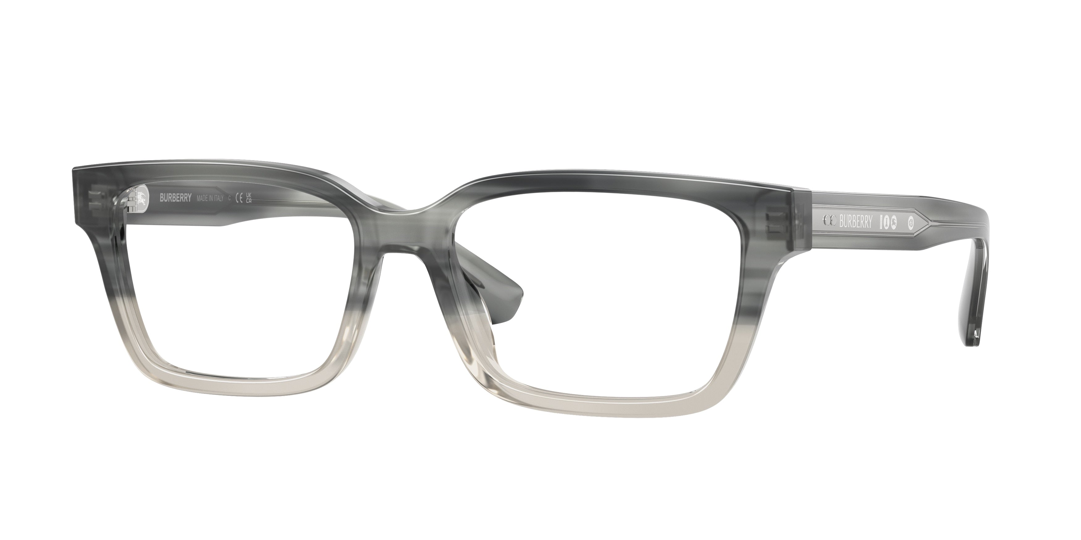 Burberry BE2453F Rectangle Eyeglasses  4208-Grey Gradient 55-145-17 - Color Map Grey