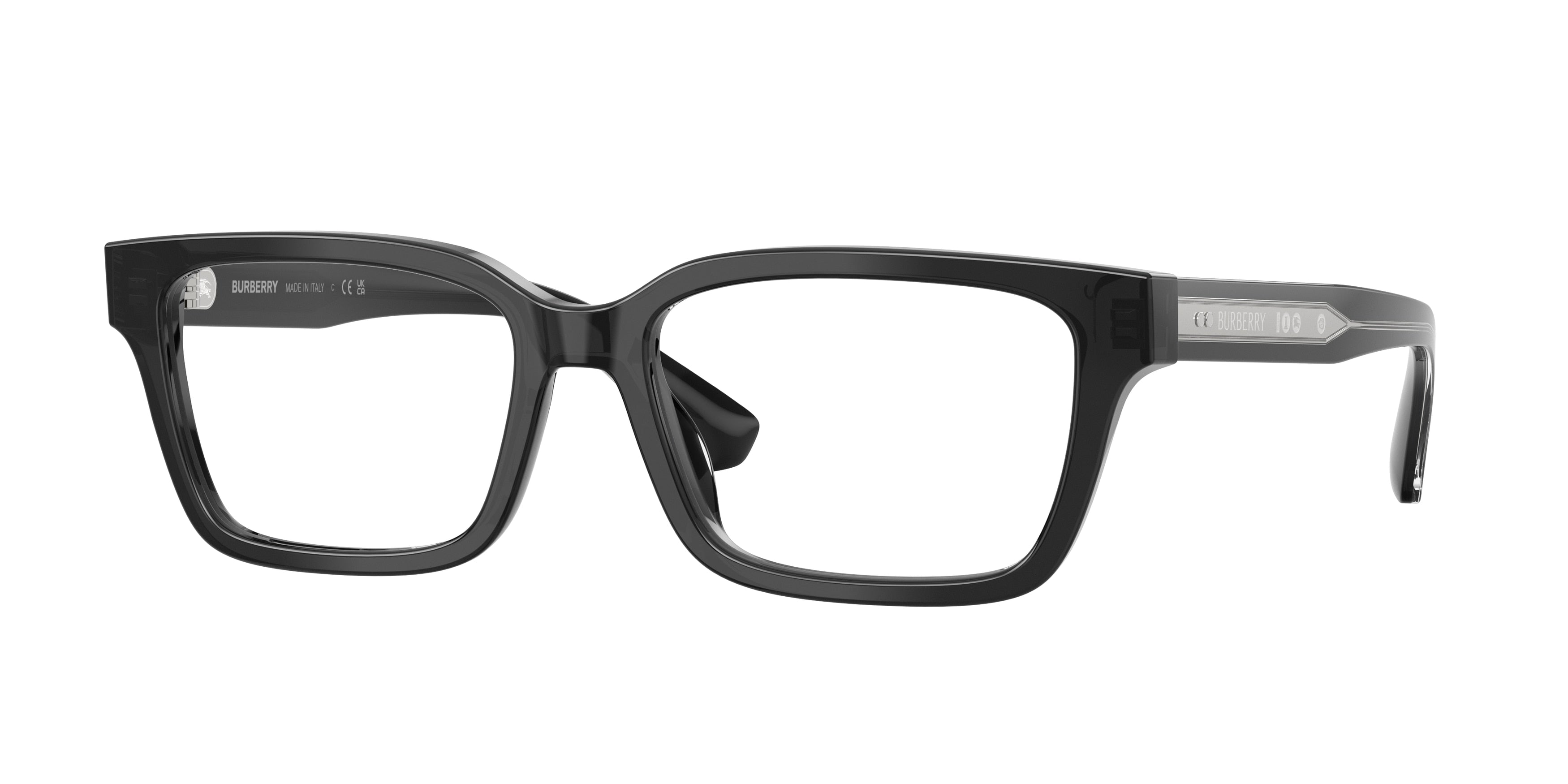 Burberry BE2453 Rectangle Eyeglasses  4211-Grey 55-145-17 - Color Map Grey