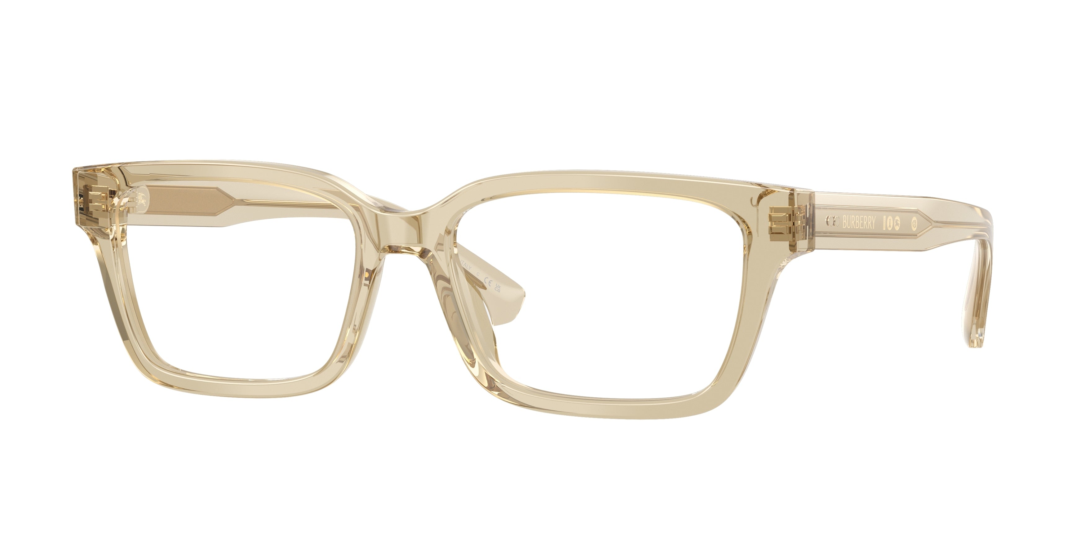 Burberry BE2453 Rectangle Eyeglasses  4226-Beige 55-145-17 - Color Map Beige
