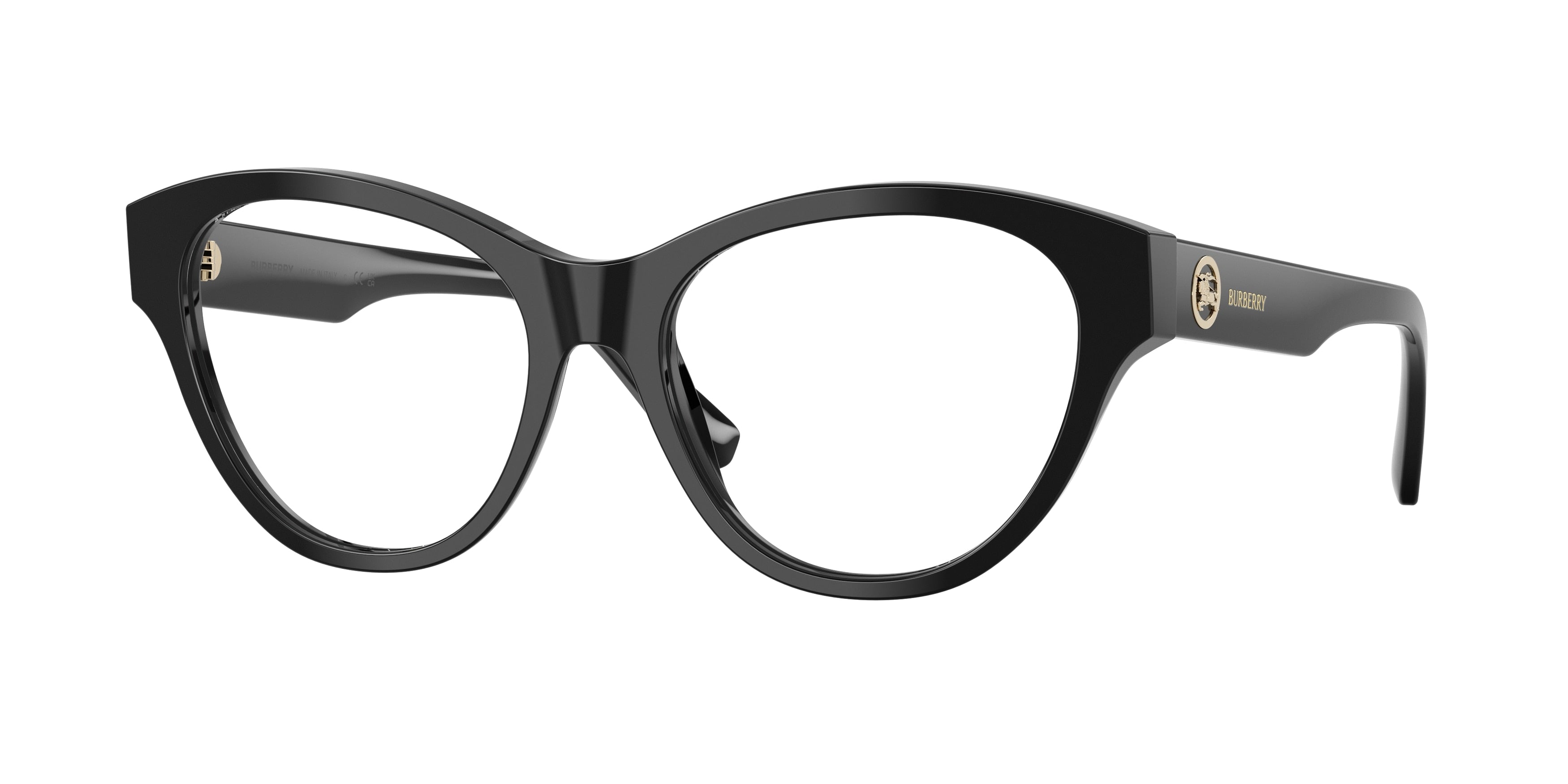 Burberry BE2458 Cat Eye Eyeglasses  3001-Black 54-140-17 - Color Map Black