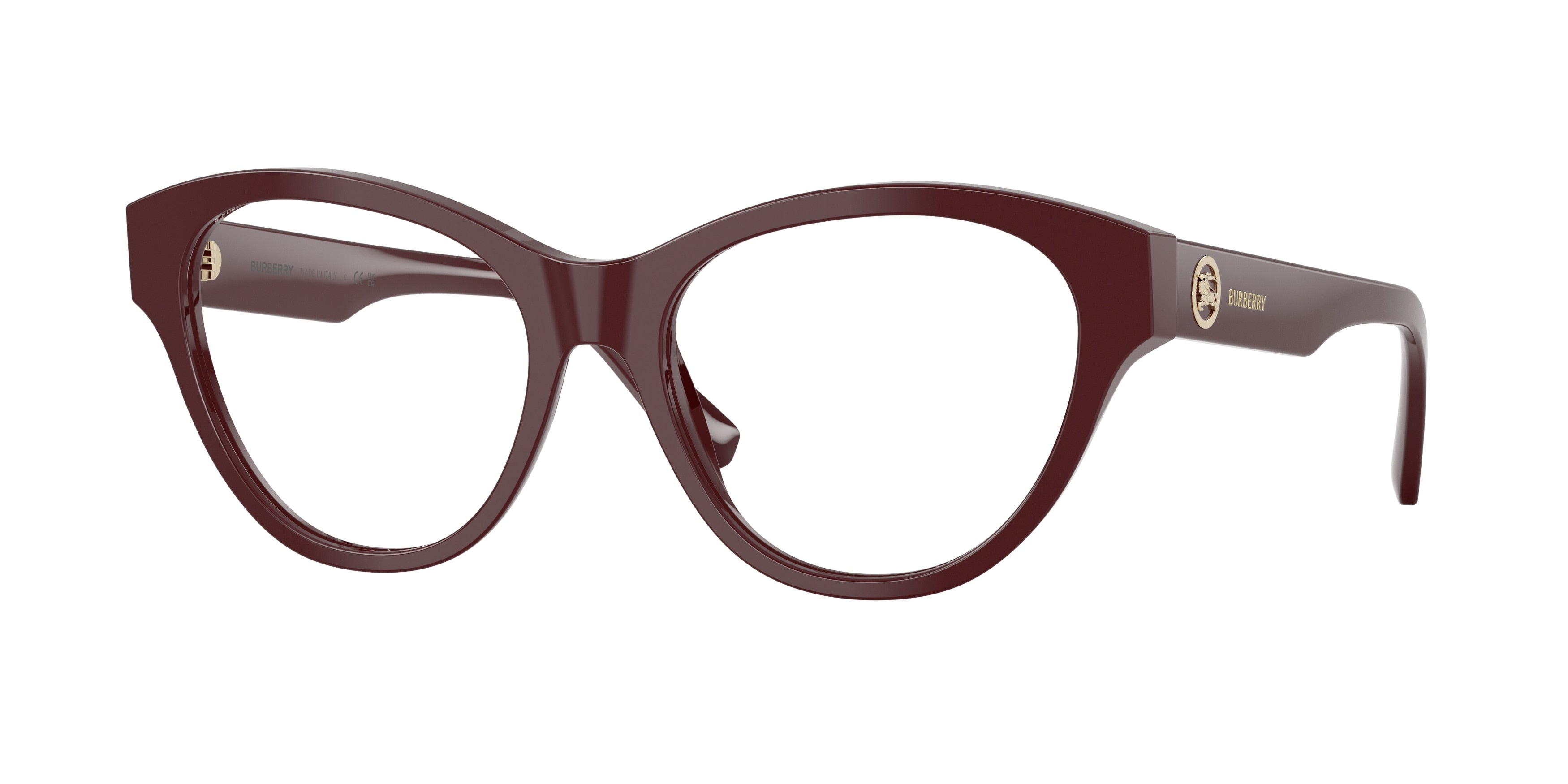 Burberry BE2458 Cat Eye Eyeglasses  4119-Bordeaux 54-140-17 - Color Map Red