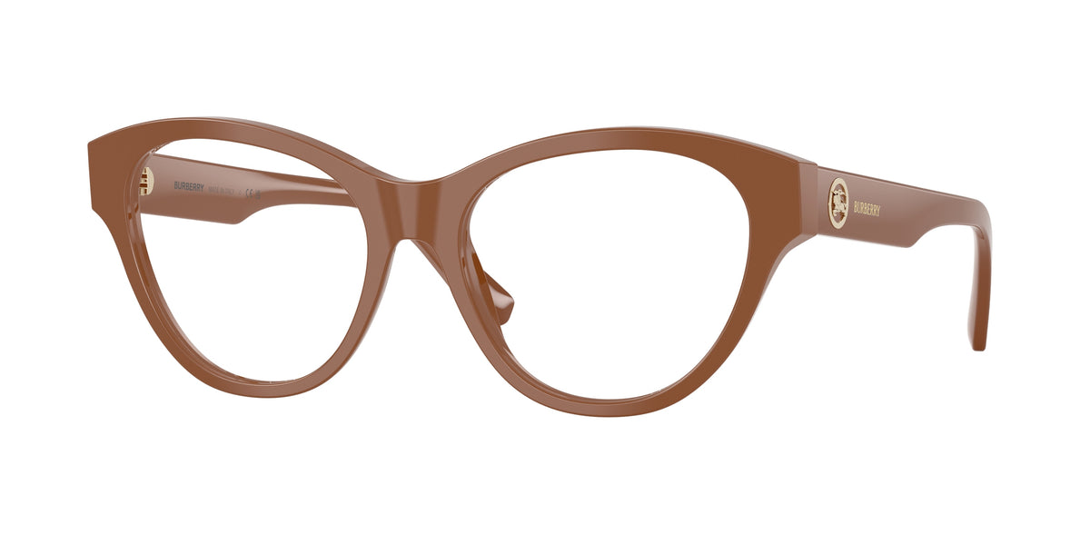 Burberry BE2458 Cat Eye Eyeglasses  4222-Brown 54-140-17 - Color Map Brown