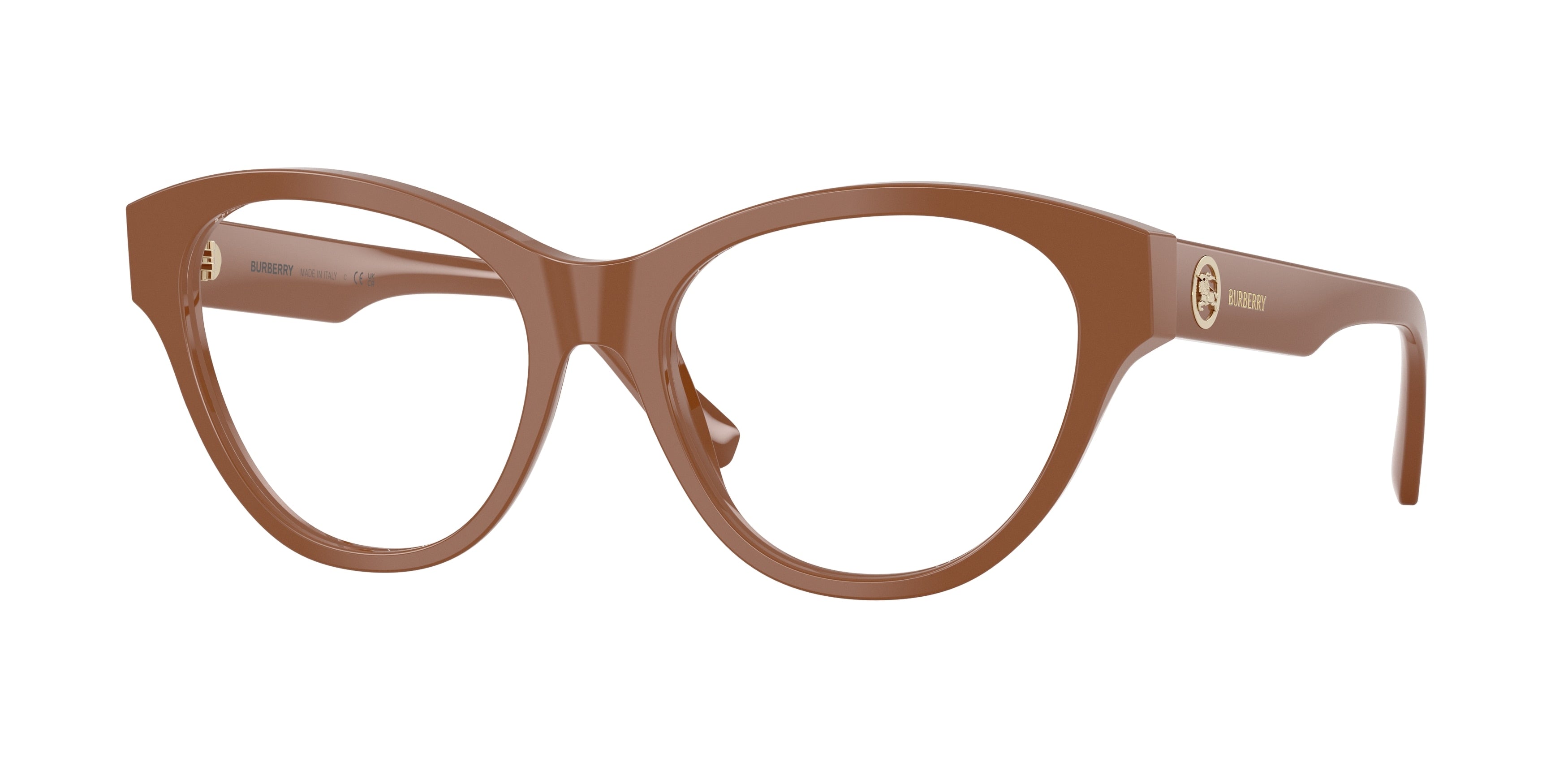 Burberry BE2458 Cat Eye Eyeglasses  4222-Brown 54-140-17 - Color Map Brown