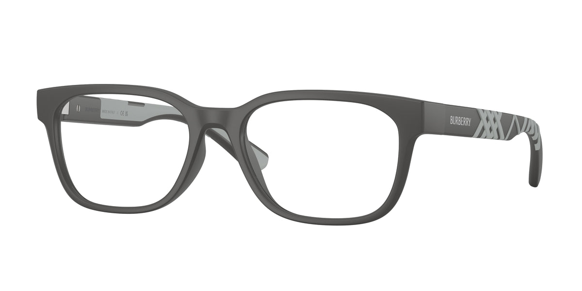 Burberry BE2460D Rectangle Eyeglasses  4233-Matte Grey 55-145-18 - Color Map Grey