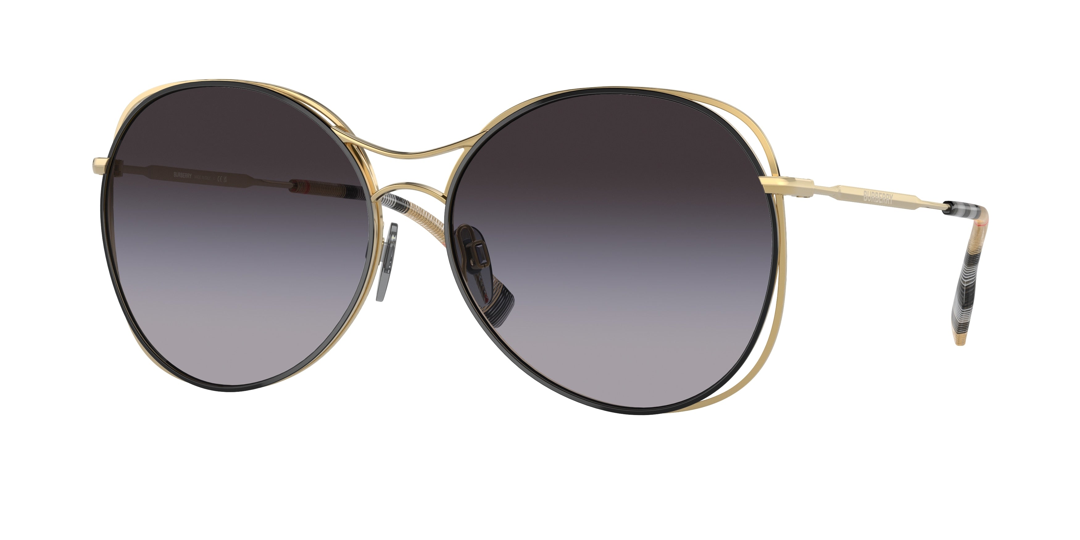 Burberry BE3105 Round Sunglasses