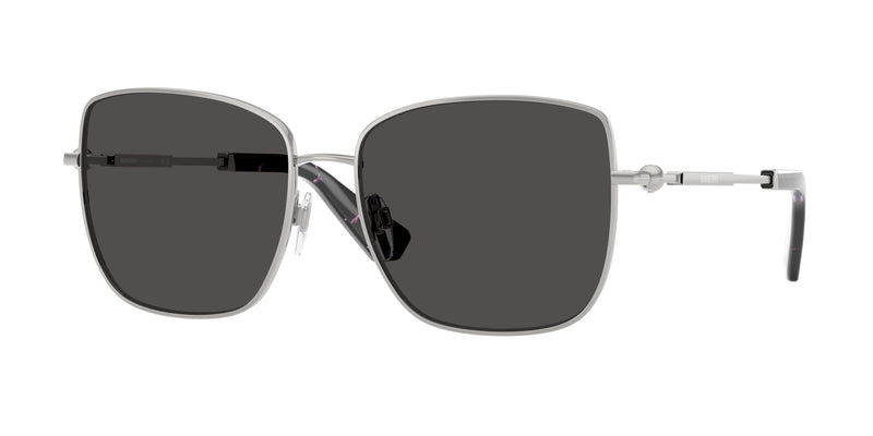 Burberry BE3158 Square Sunglasses  100587-Silver 58-145-16 - Color Map Silver