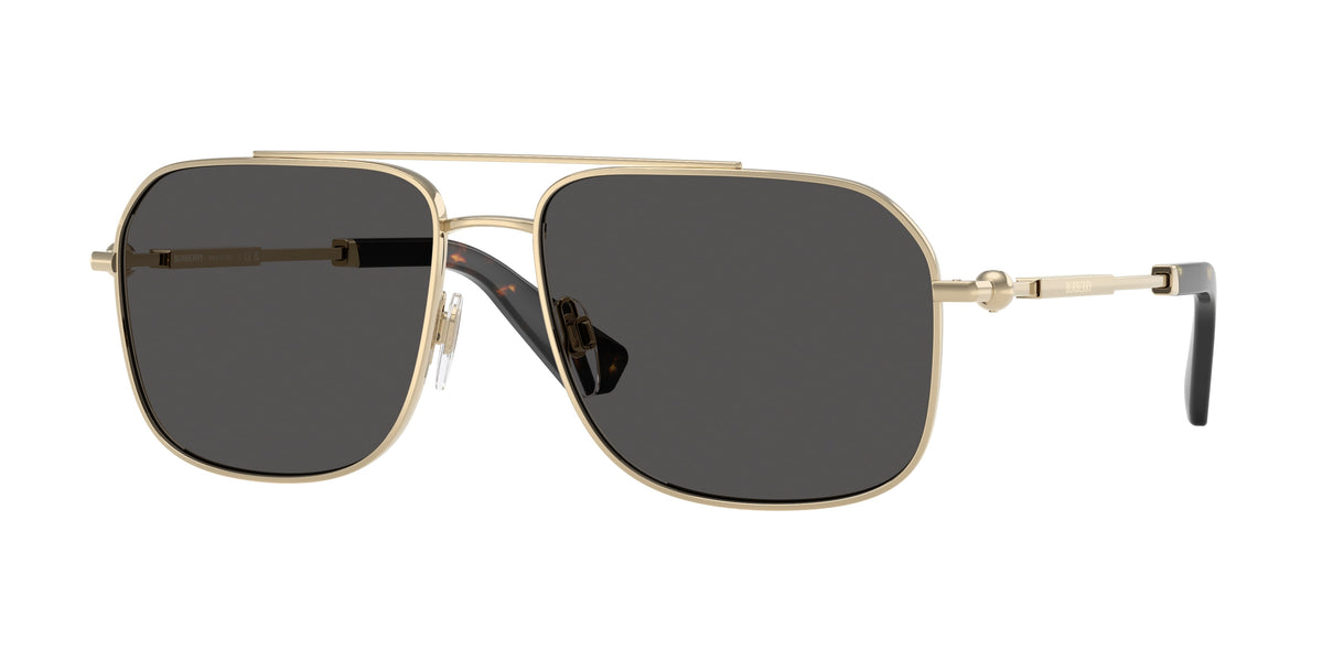 Burberry BE3159 Square Sunglasses  110987-Light Gold 59-145-16 - Color Map Gold