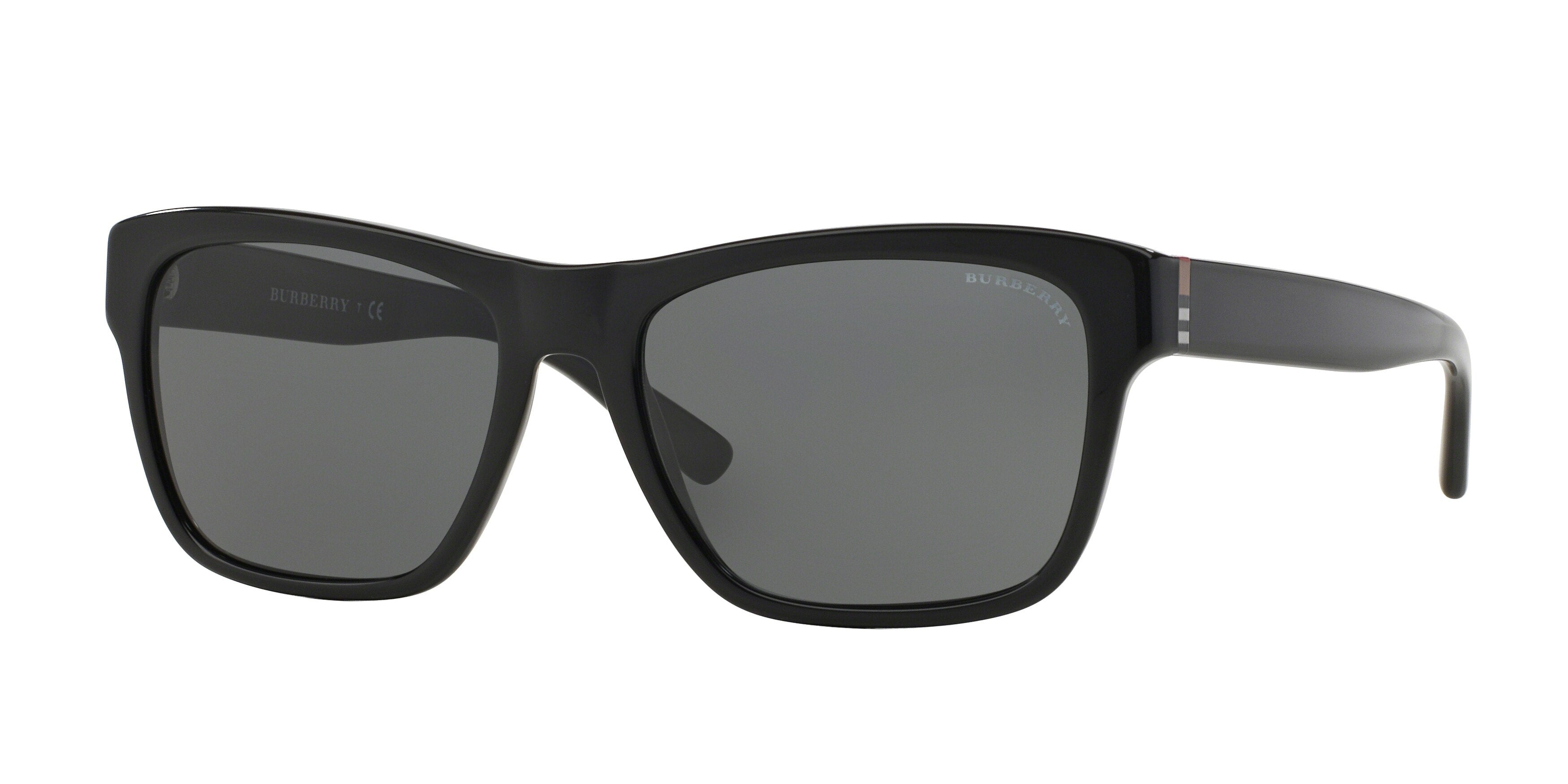 Burberry BE4194 Square Sunglasses  300187-Black 58-145-18 - Color Map Black