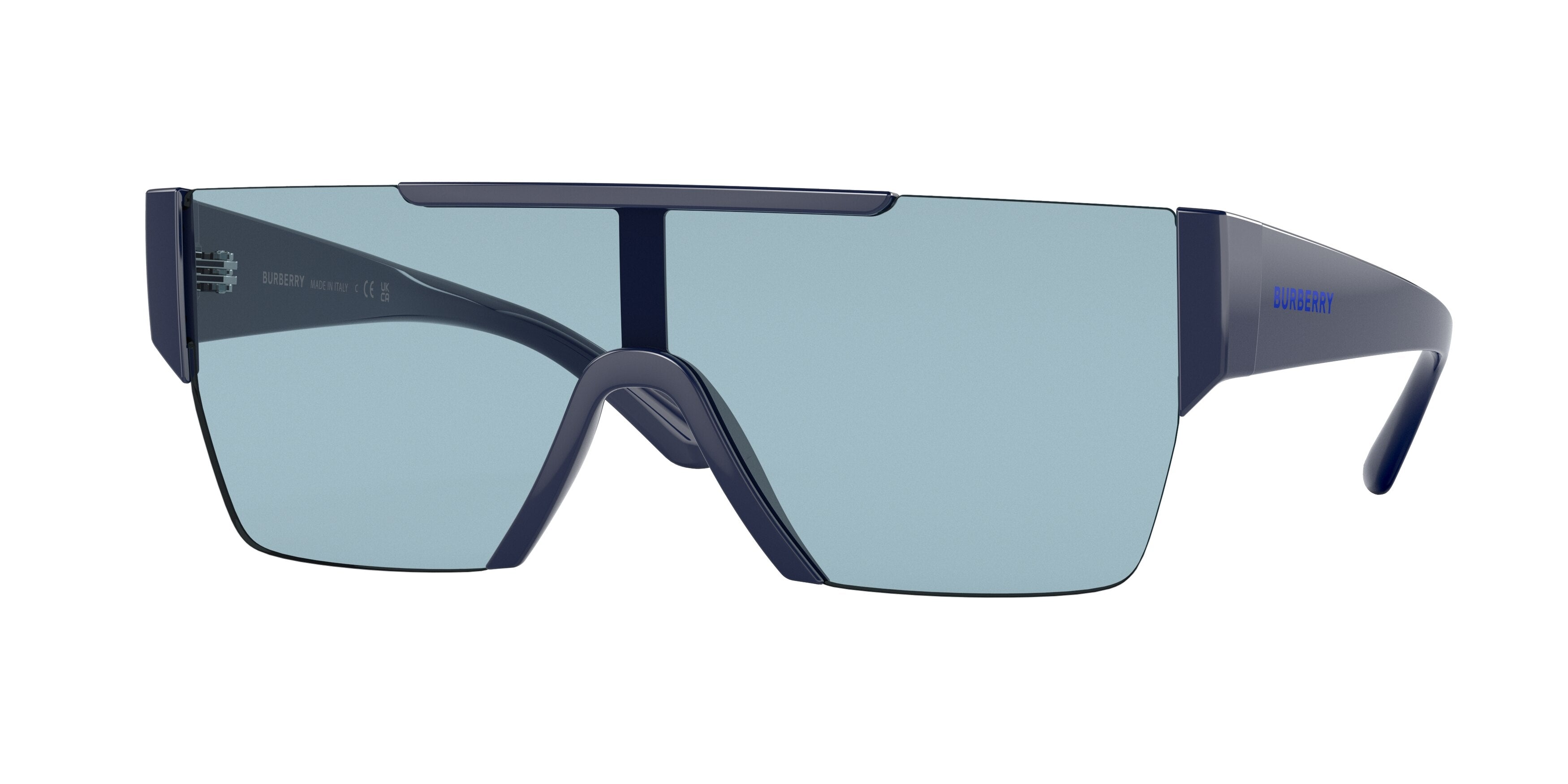 Burberry BE4291 Rectangle Sunglasses  396180-Blue 38-140-138 - Color Map Blue