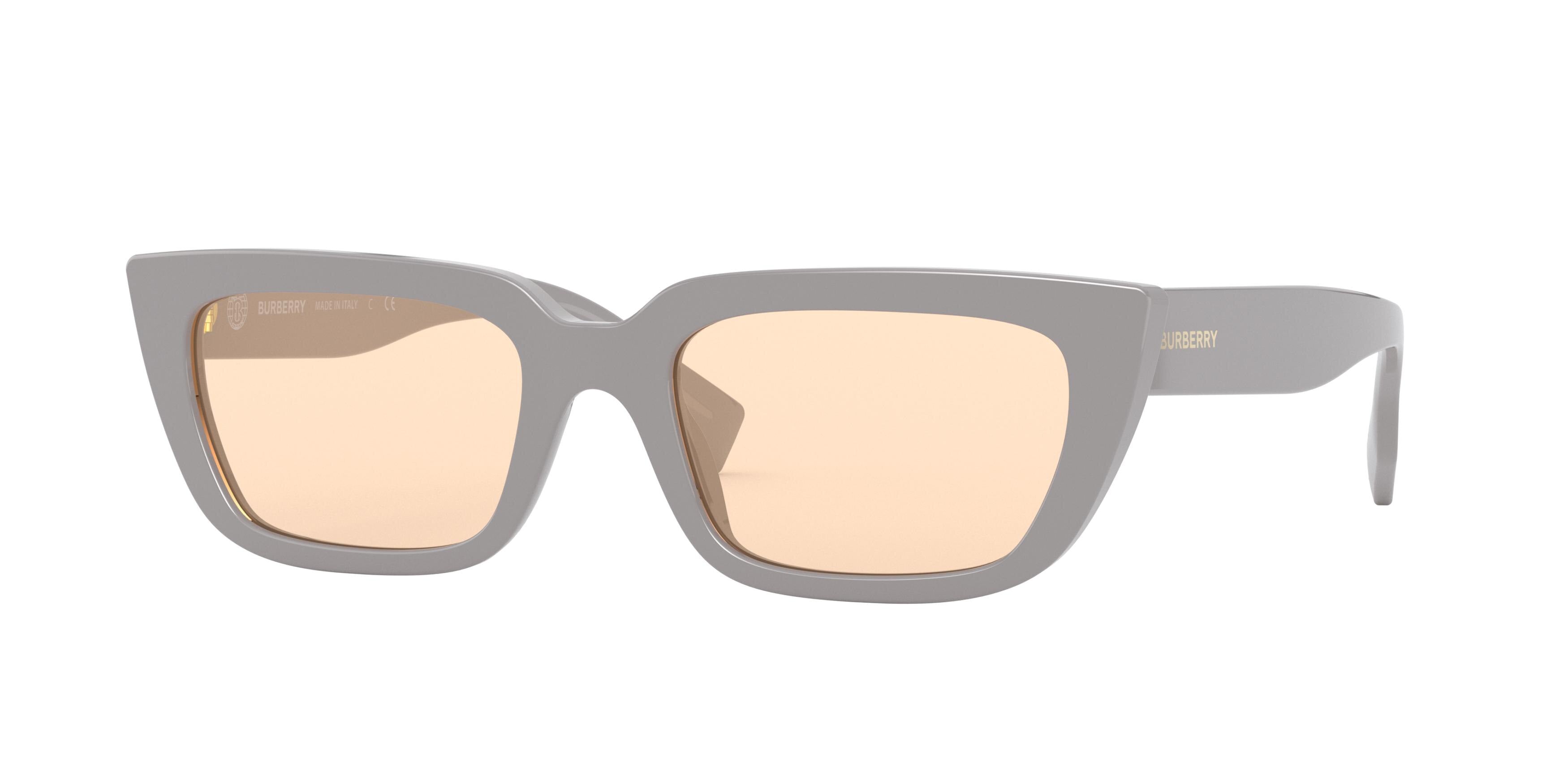 Burberry BE4321 Rectangle Sunglasses  388073-Grey 52-140-19 - Color Map Grey