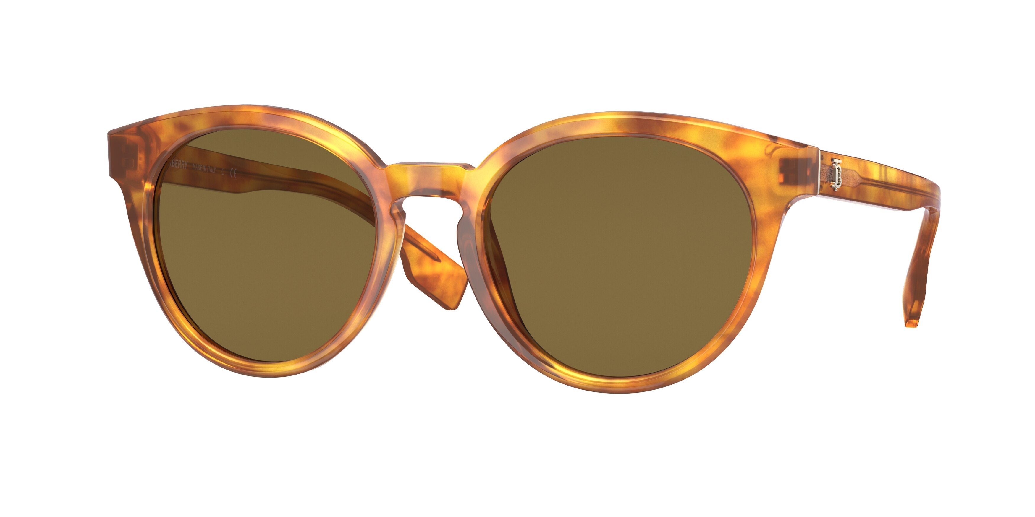 Burberry AMELIA BE4326 Phantos Sunglasses  390873-Light Havana 52-140-20 - Color Map Tortoise