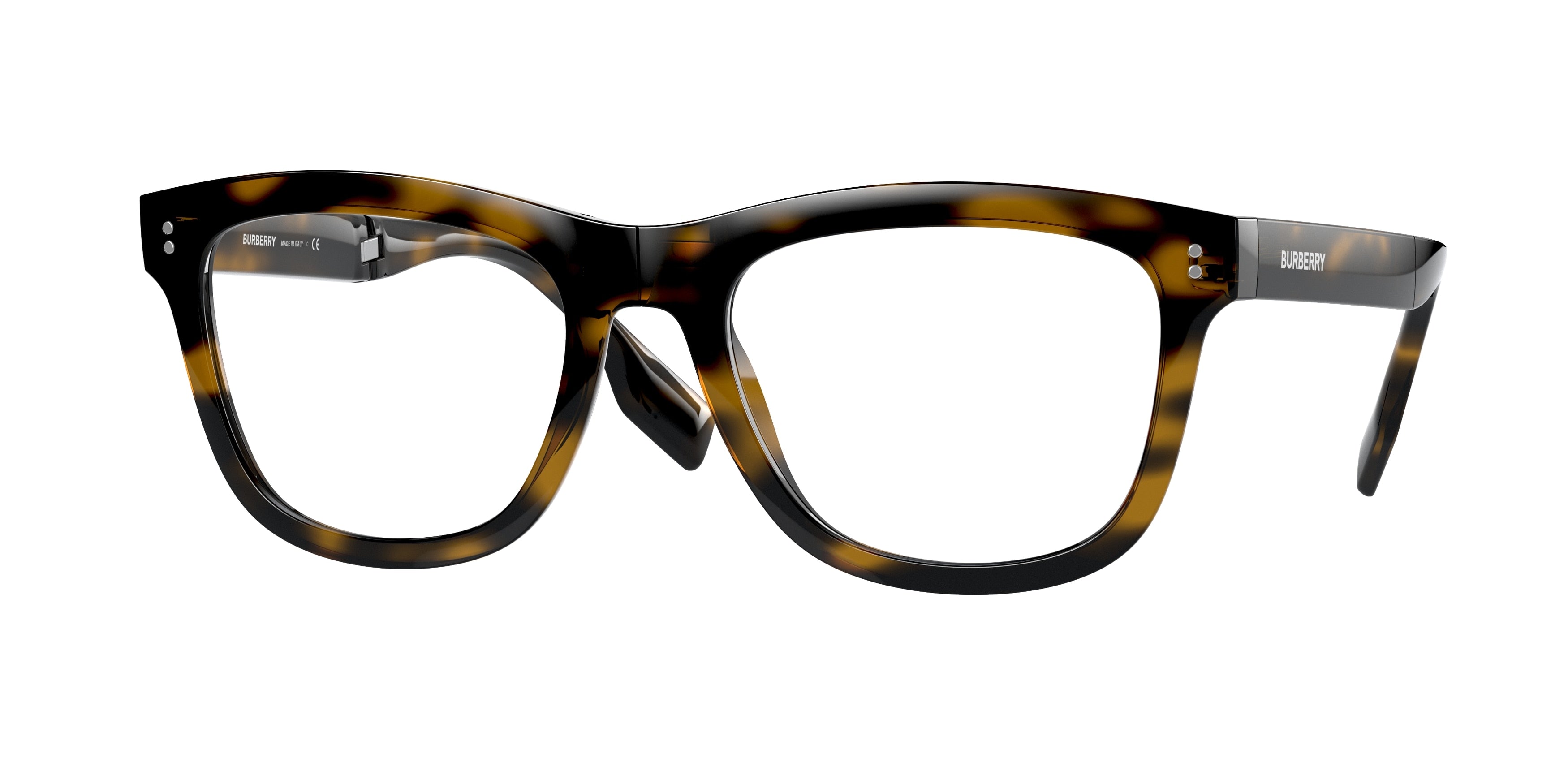Burberry MILLER BE4341 Rectangle Sunglasses  3002SB-Dark Havana 55-145-20 - Color Map Brown