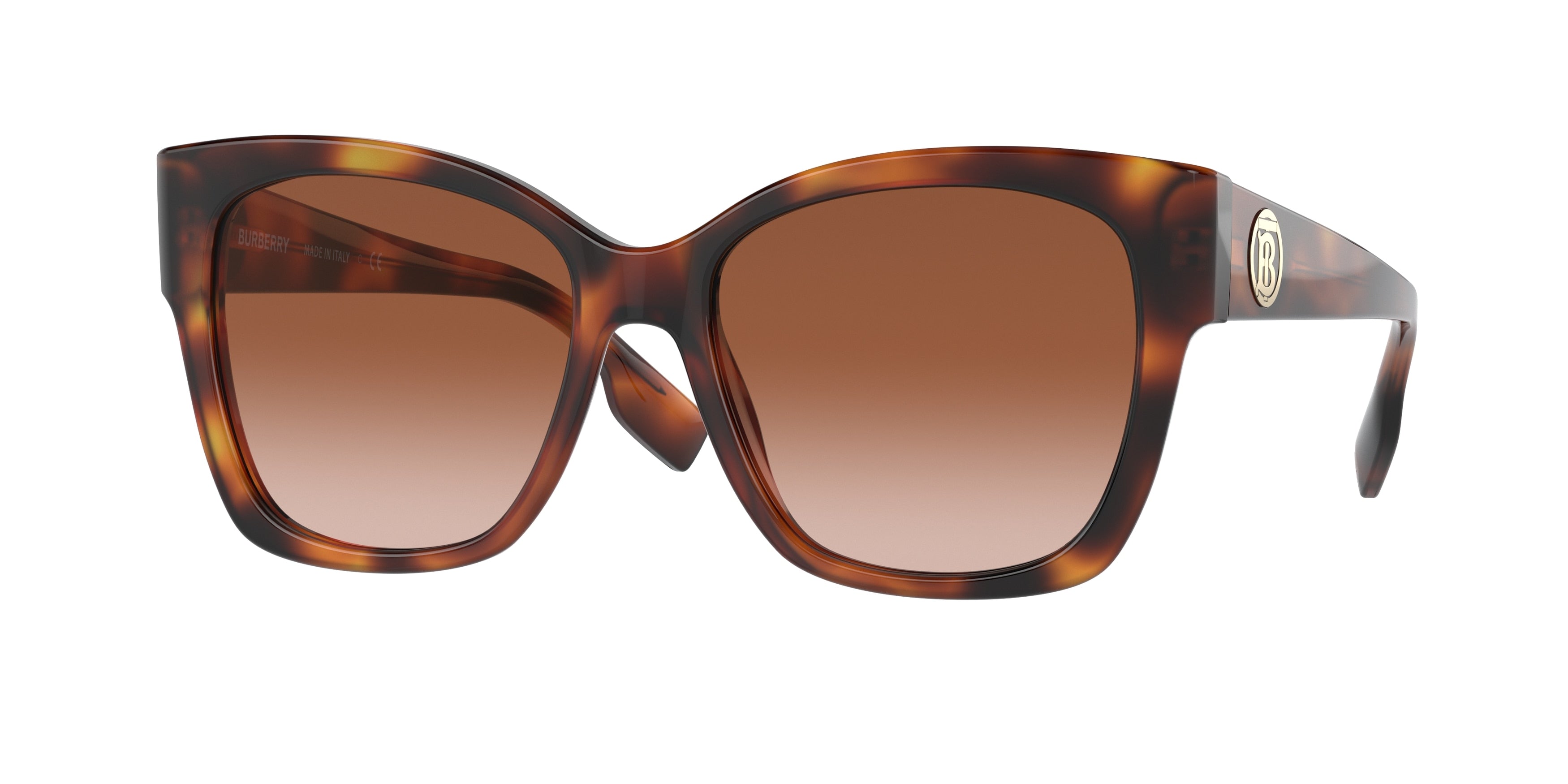 Burberry RUTH BE4345 Square Sunglasses  331613-Light Havana 54-140-17 - Color Map Tortoise