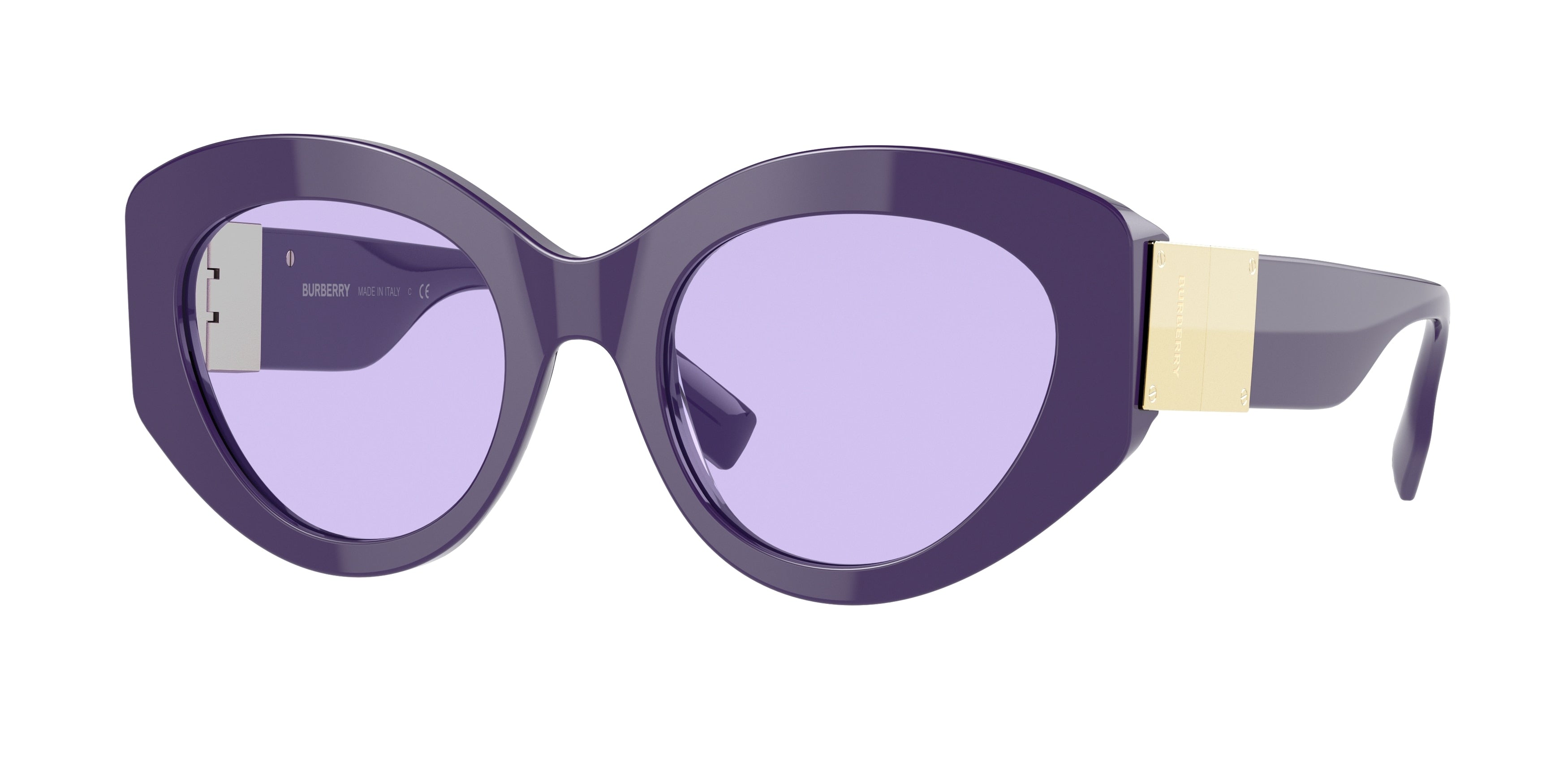 Burberry SOPHIA BE4361 Cat Eye Sunglasses  39891A-Violet 51-135-20 - Color Map Violet