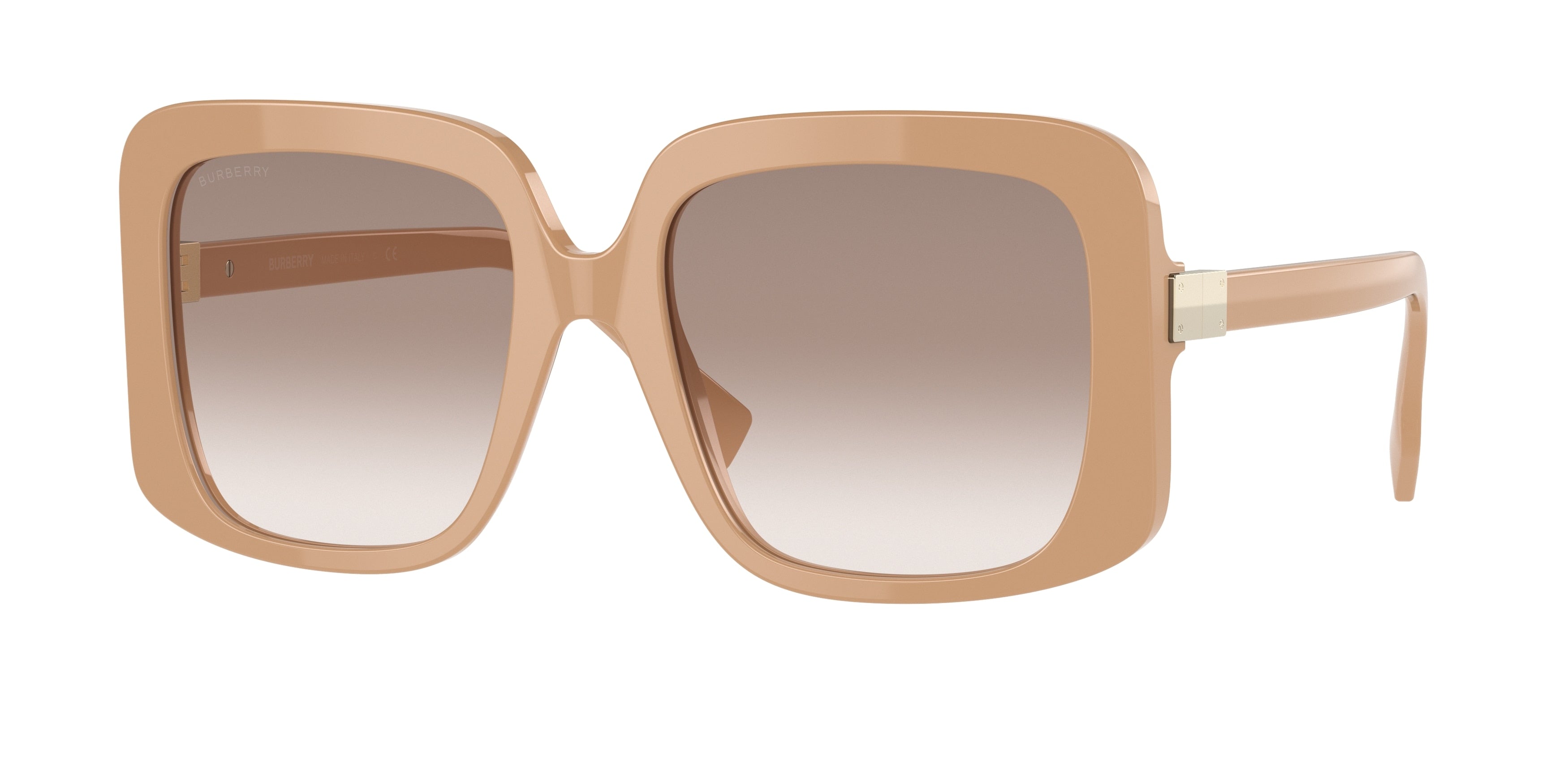 Burberry PENELOPE BE4363 Square Sunglasses  399013-Beige 55-140-19 - Color Map Beige