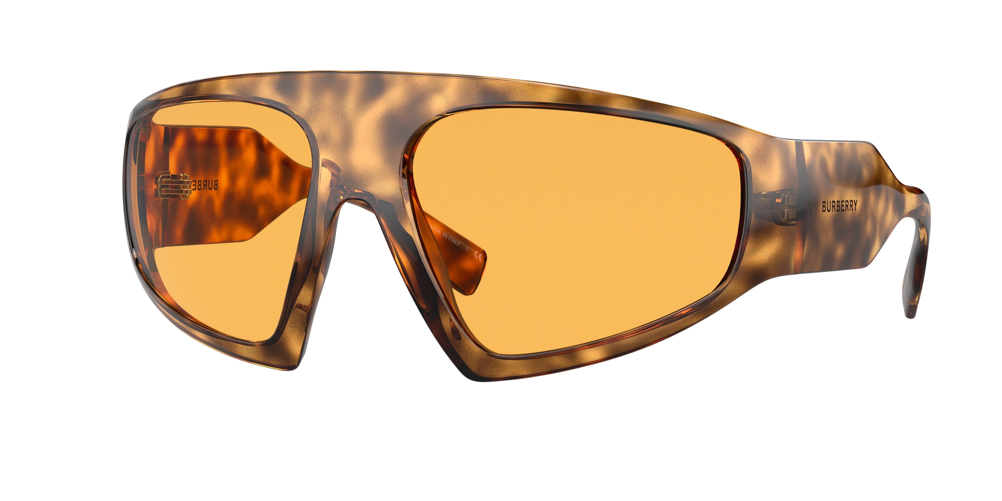 Burberry AUDEN BE4369 Irregular Sunglasses  4013/7-Havana 64-125-18 - Color Map Tortoise