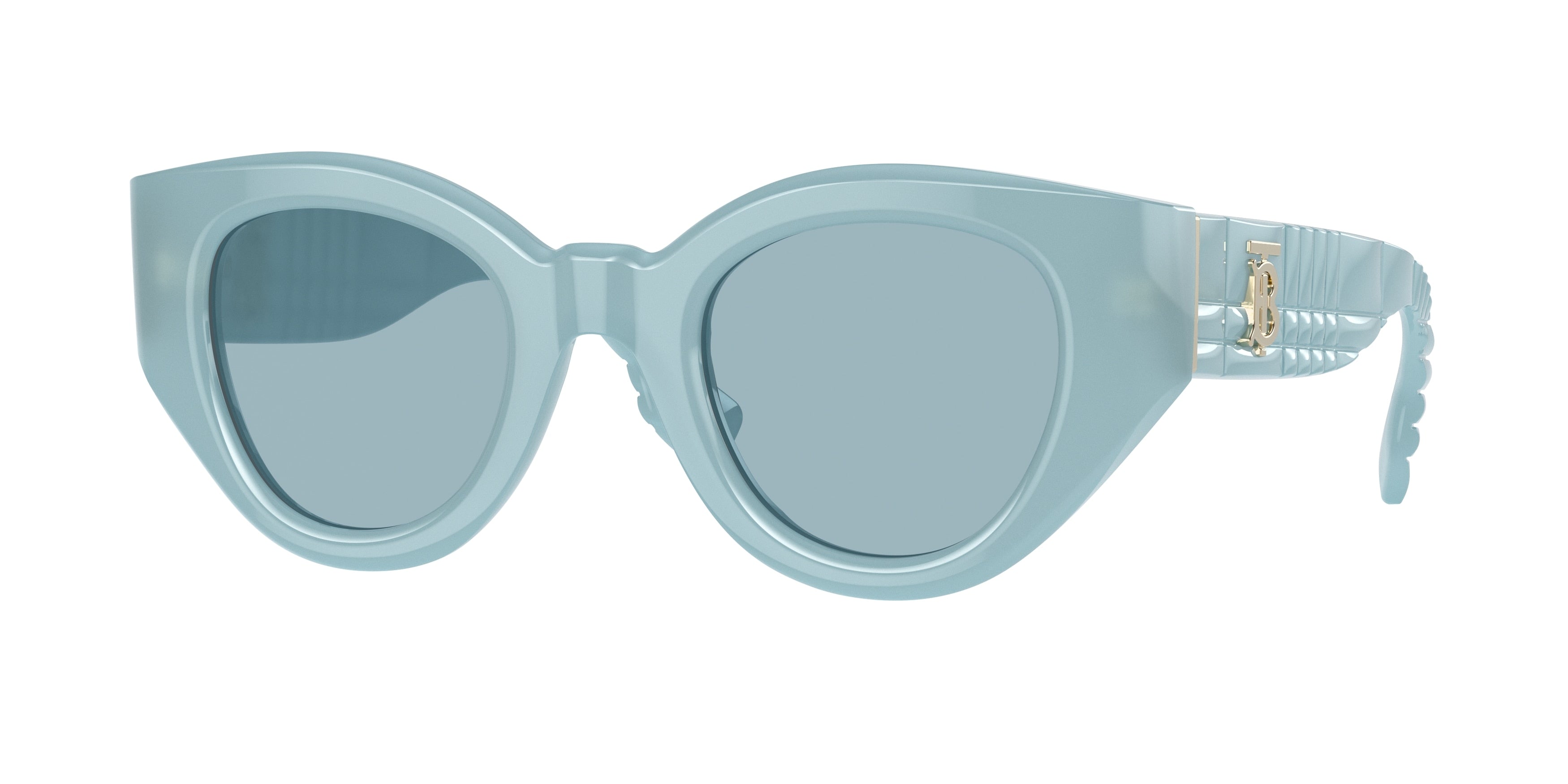 Burberry MEADOW BE4390F Phantos Sunglasses  408680-Azure 47-140-25 - Color Map Blue