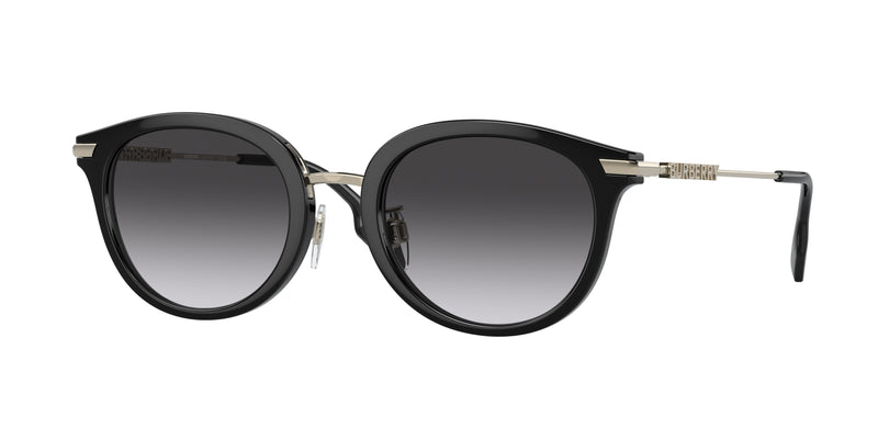 Burberry KELSEY BE4398D Phantos Sunglasses  30018G-Black 50-140-21 - Color Map Black